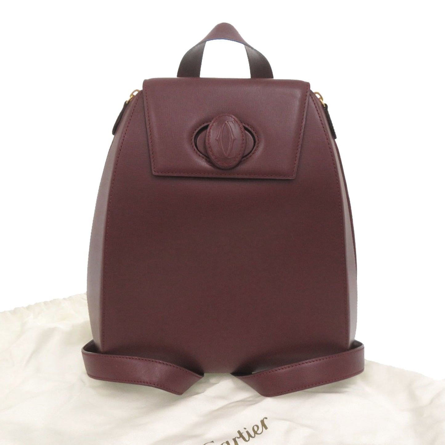 Cartier Leather Must De Cartier Backpack