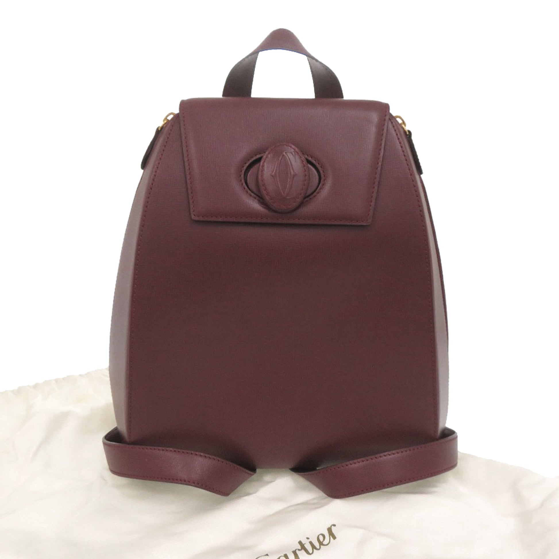 Cartier Leather Must De Cartier Backpack