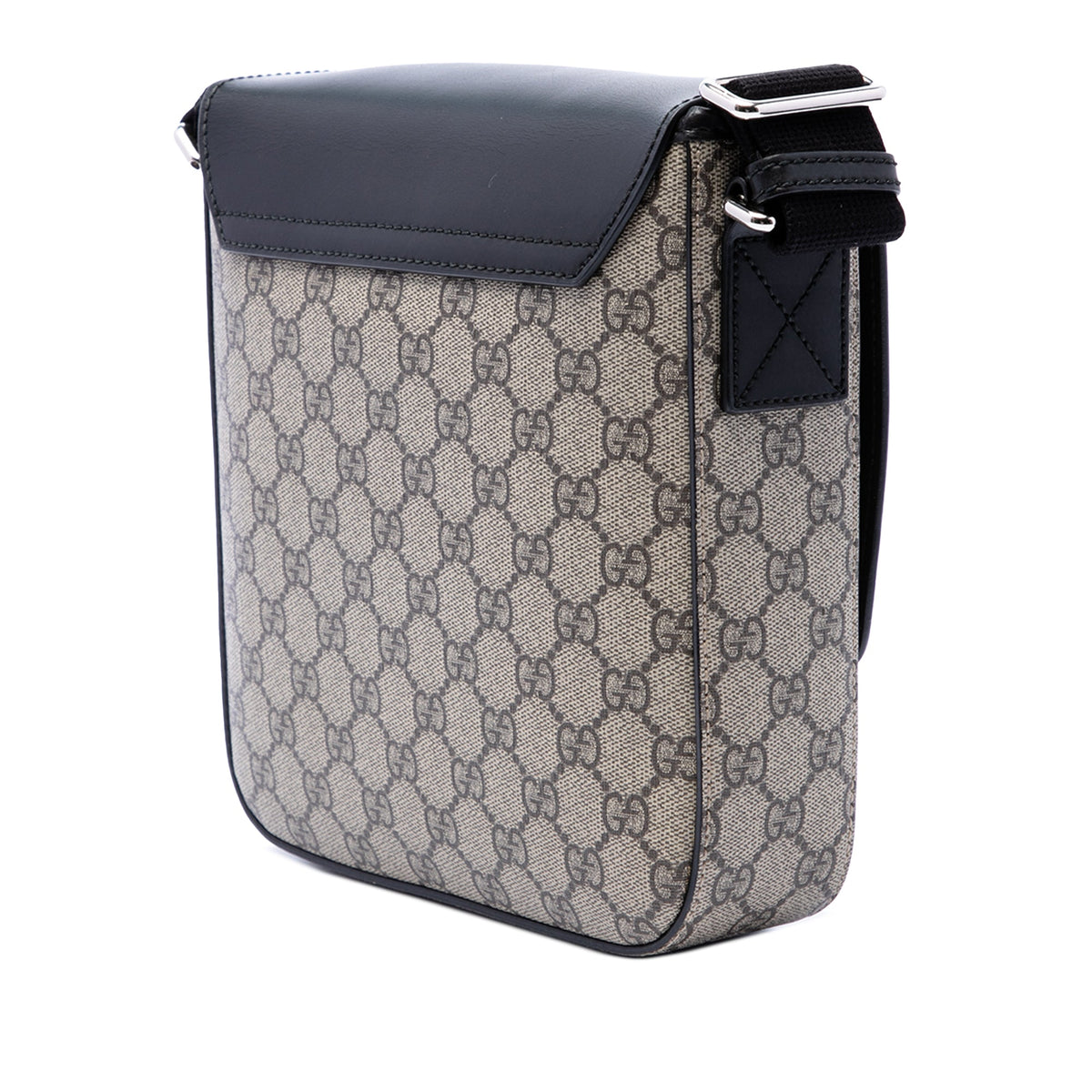 Gucci GG Supreme Flap Messenger Bag
