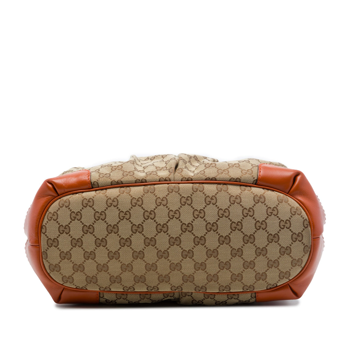 Gucci GG Canvas Sukey Satchel — Orange