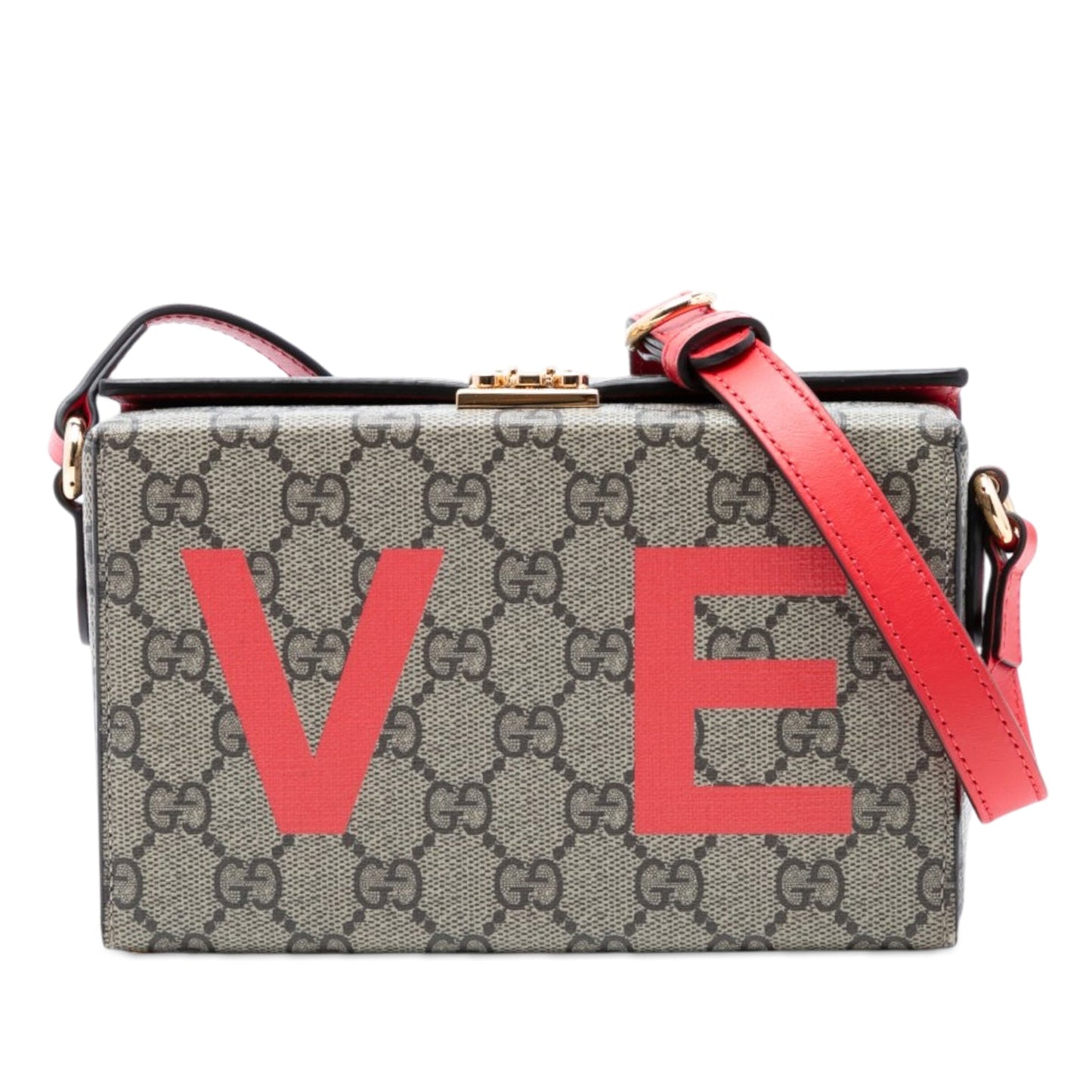 Gucci Mini GG Supreme Love Trunk Crossbody