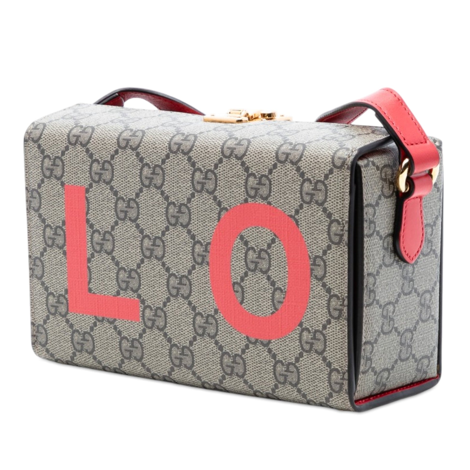 Gucci Mini GG Supreme Love Trunk Crossbody