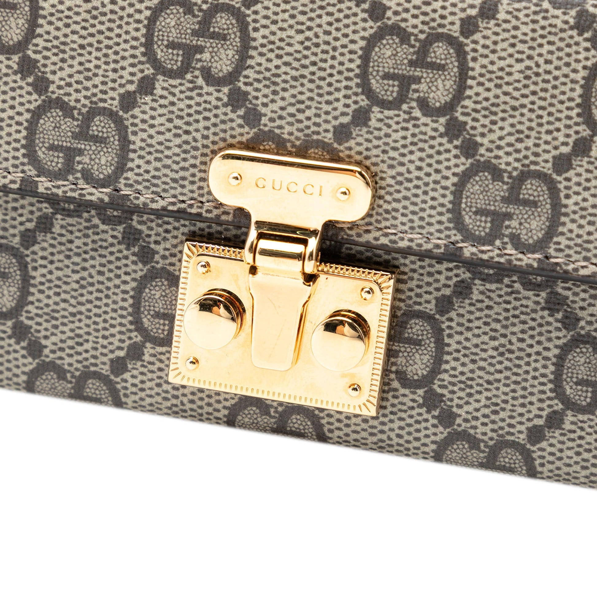 Gucci Mini GG Supreme Love Trunk Crossbody