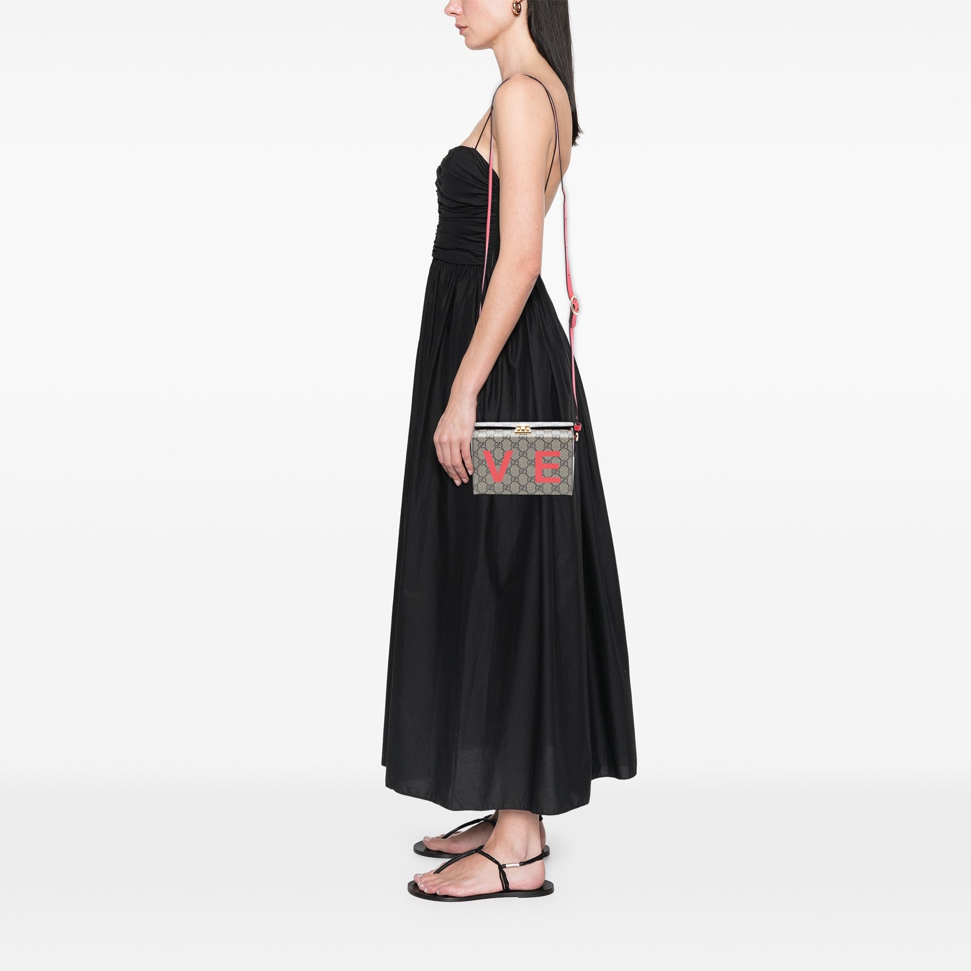 Gucci Mini GG Supreme Love Trunk Crossbody
