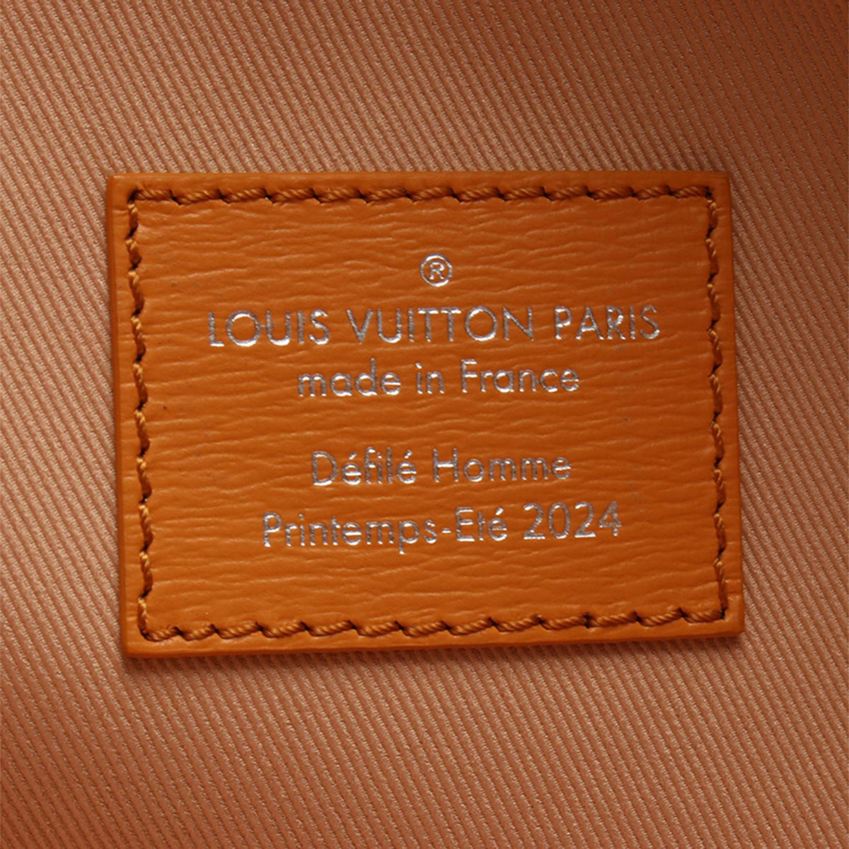 Louis Vuitton Calfskin Shopper Tote MM — Orange