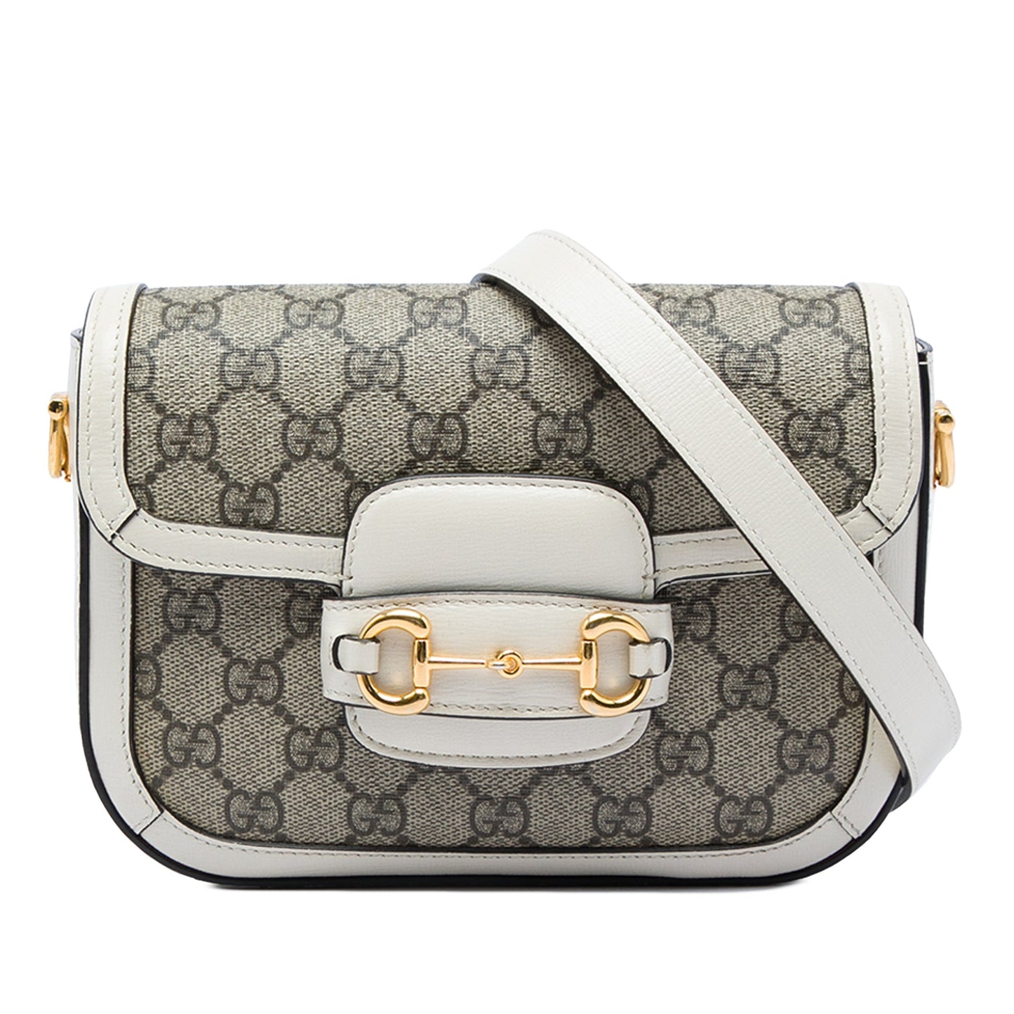 Gucci Small GG Supreme Web Horsebit 1955 Crossbody