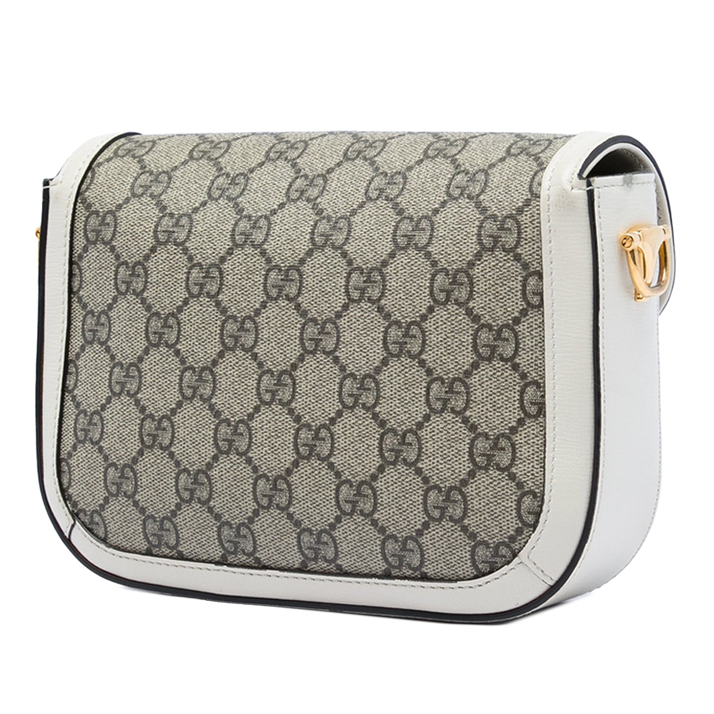 Gucci Small GG Supreme Web Horsebit 1955 Crossbody