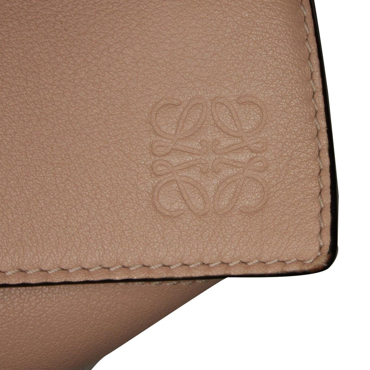 LOEWE Small Tricolor Calfskin and Suede Puzzle Satchel