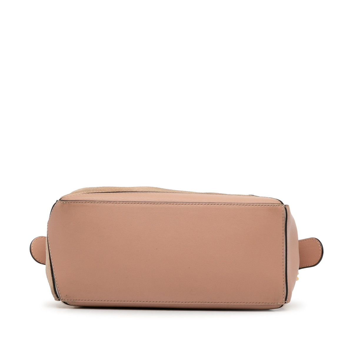 LOEWE Small Tricolor Calfskin and Suede Puzzle Satchel