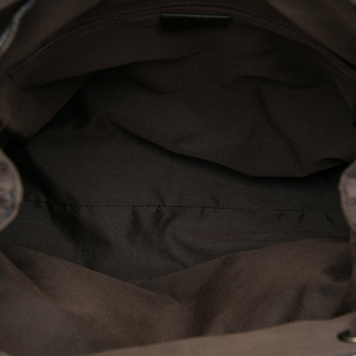 Gucci GG Nylon Backpack — Brown