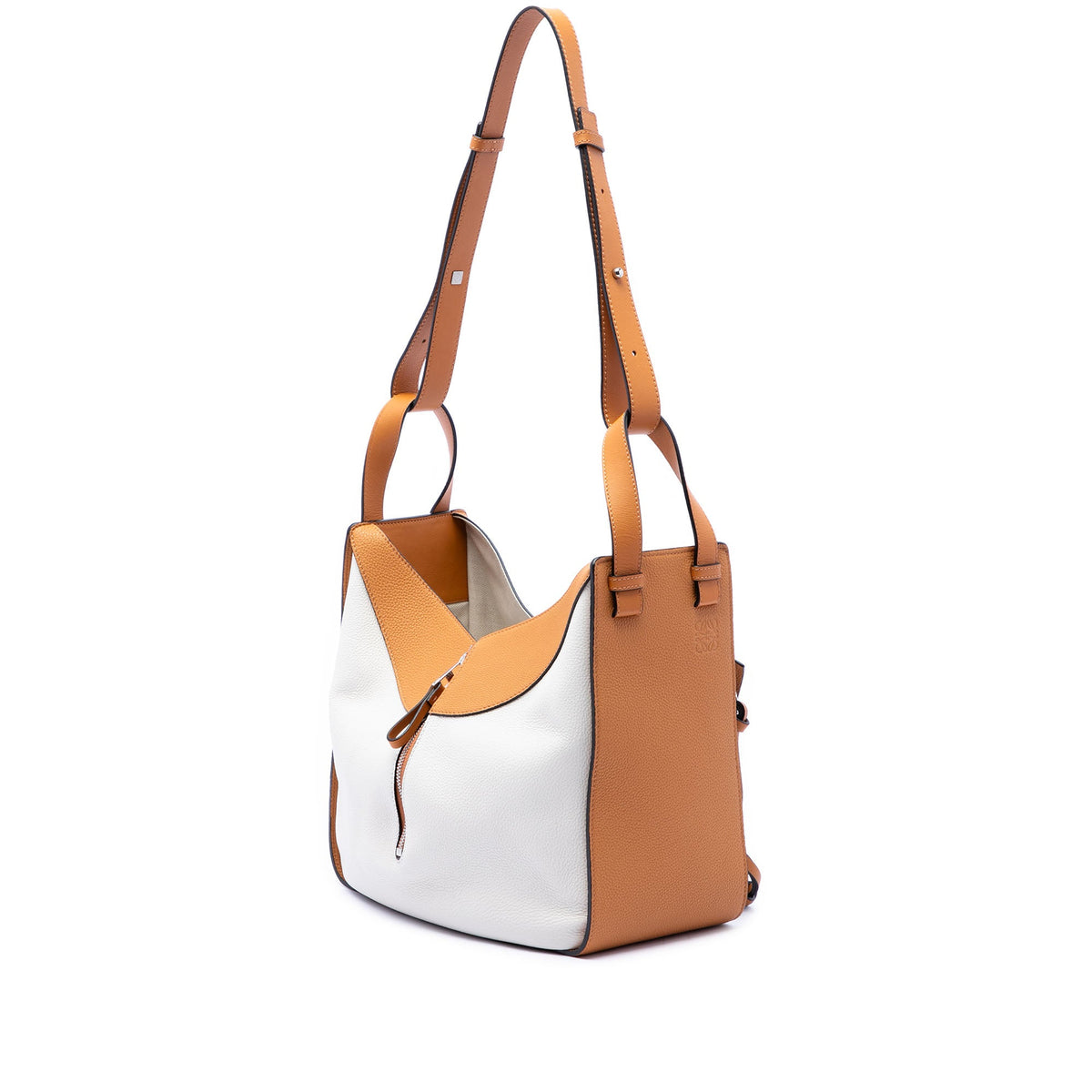 LOEWE Medium Bicolor Grained Calfskin Hammock Satchel