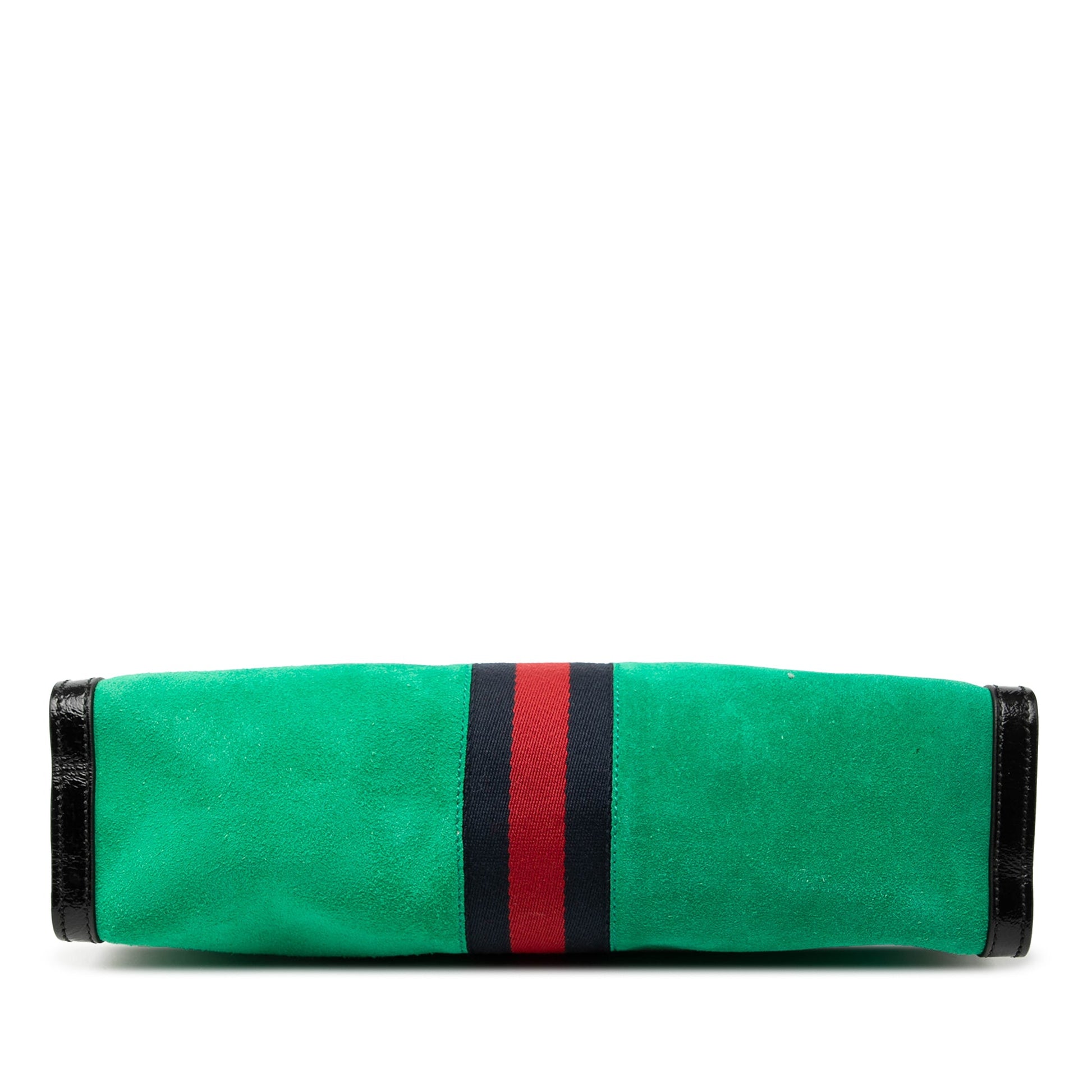 Gucci Medium Suede Web Ophidia Chain Shoulder Bag