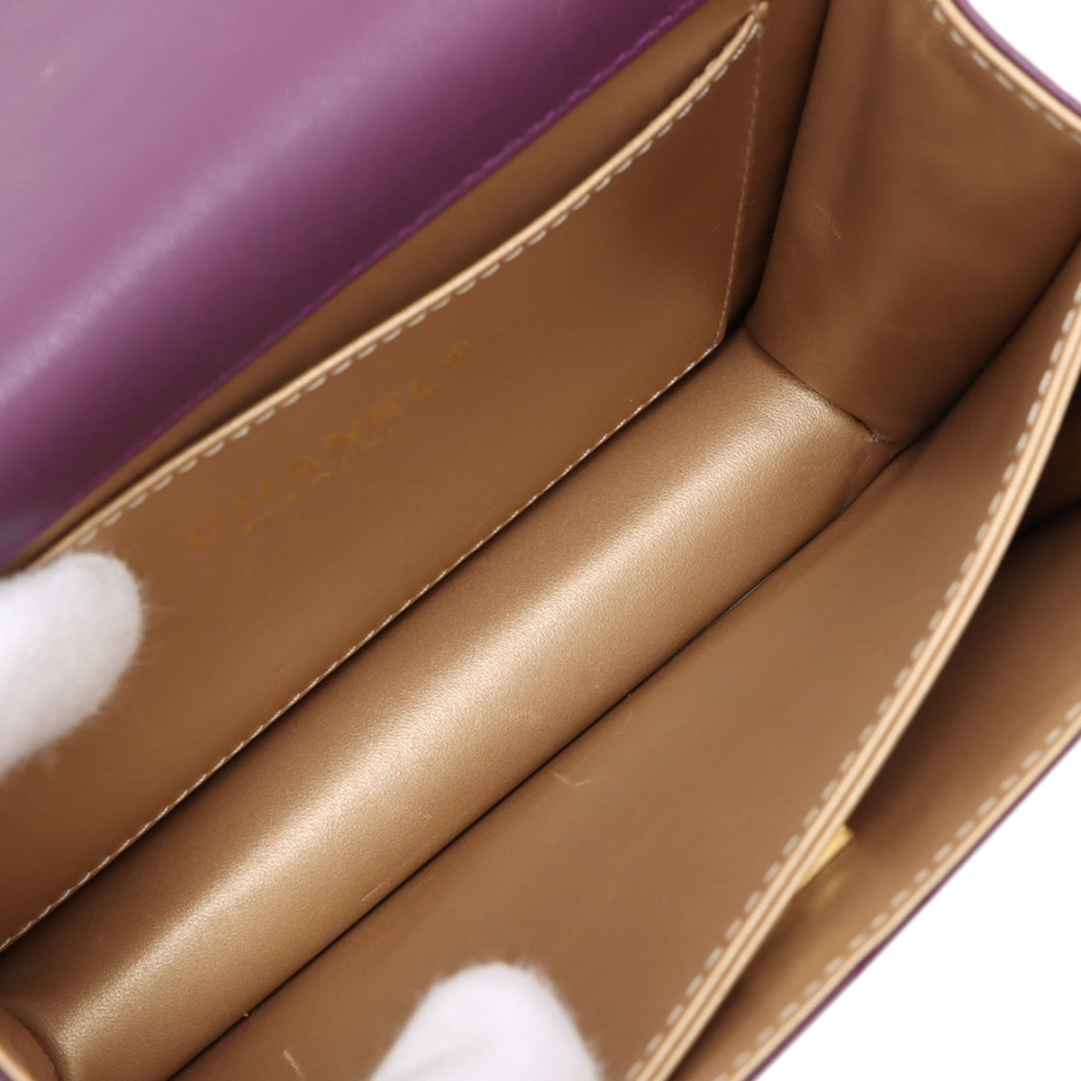 Chanel Mini Paris-Le19M Lock My Treasures Flap Bag — Purple