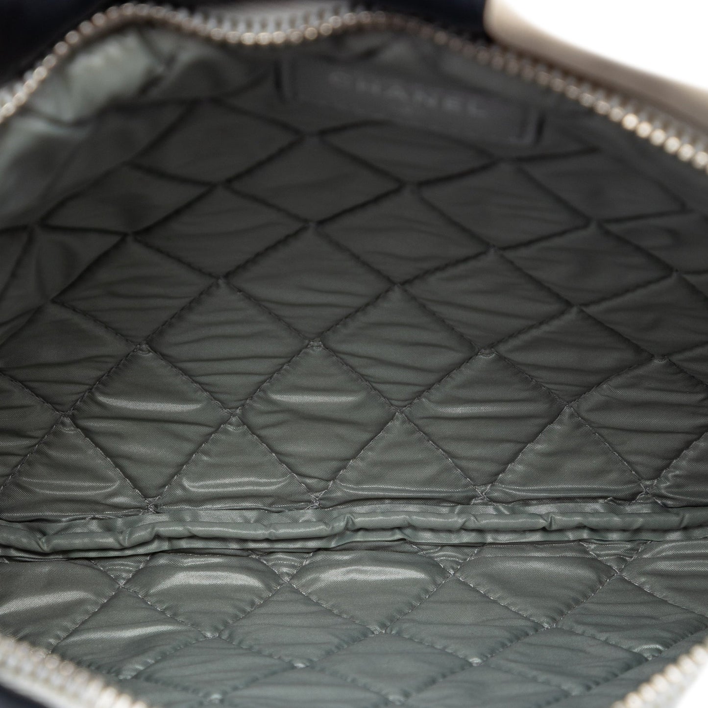 Chanel Quilted Lambskin Colorblock Patchwork O Case Clutch
