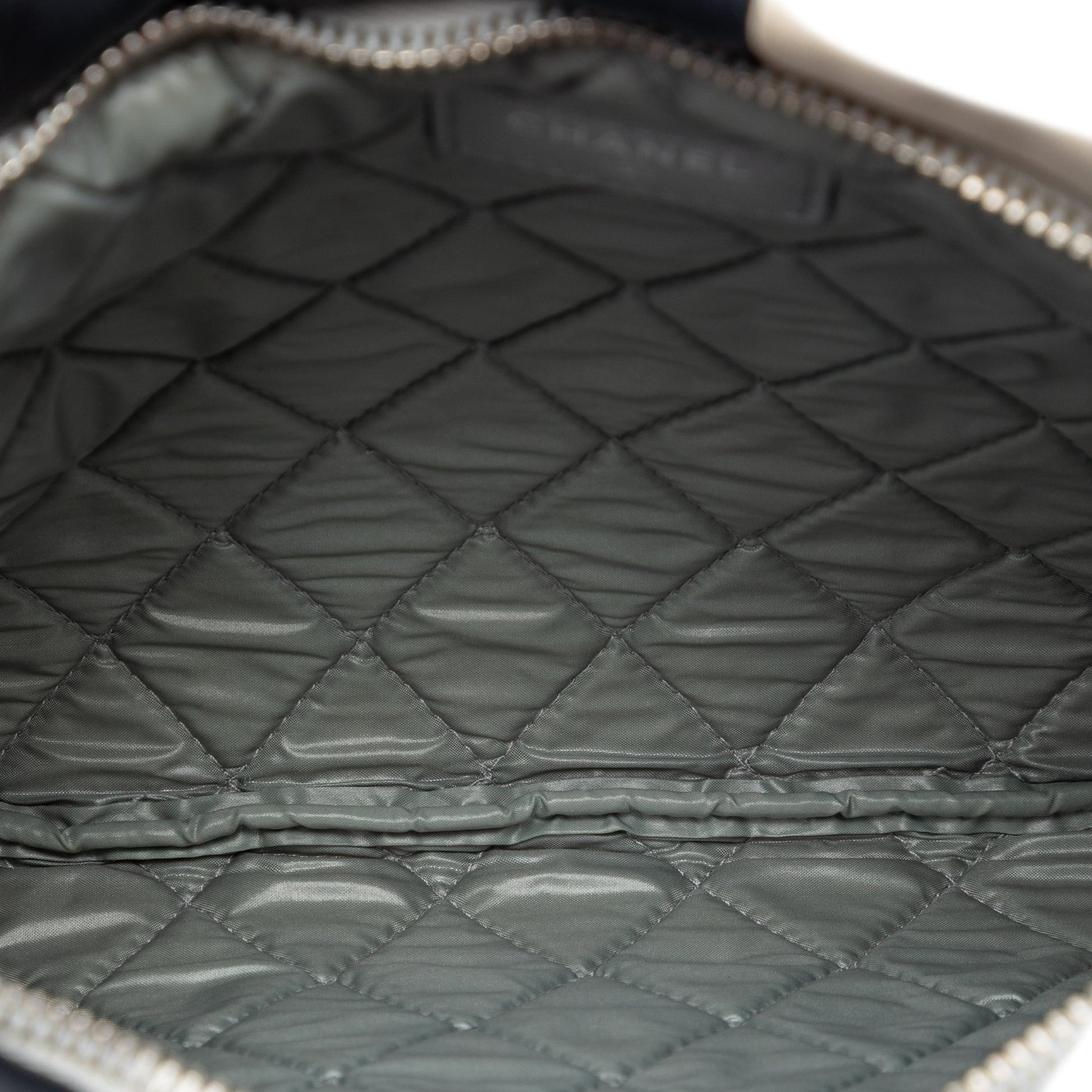 Chanel Quilted Lambskin Colorblock Patchwork O Case Clutch