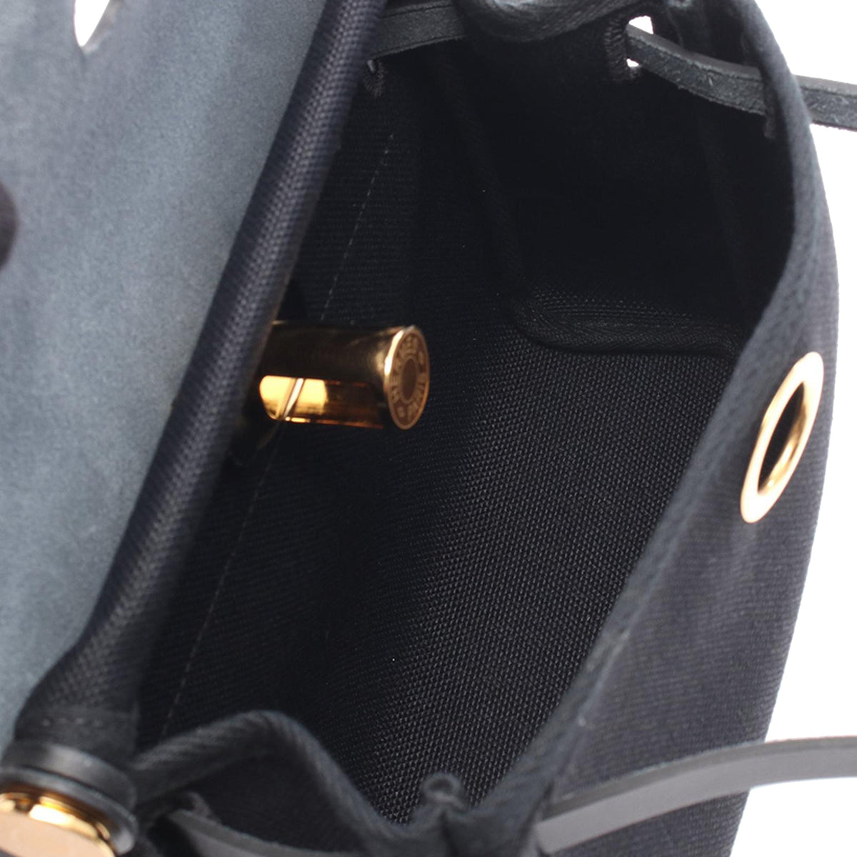Hermès Military Toile and Vache Hunter Herbag Zip 20