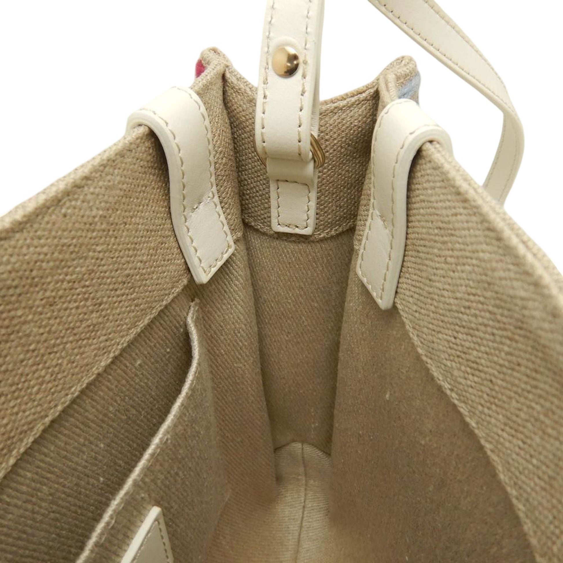 Chloé Small Canvas Stitch Woody Tote