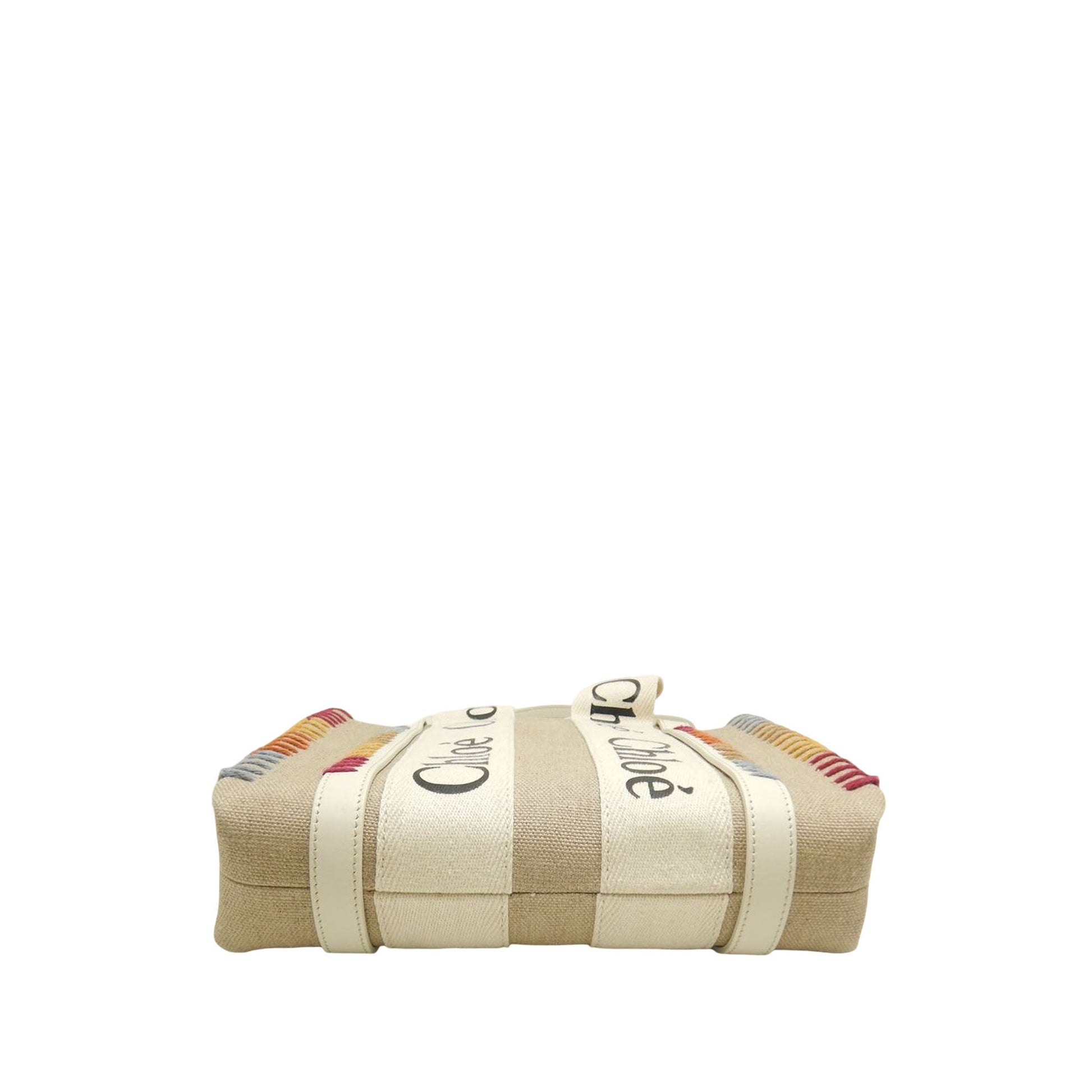 Chloé Small Canvas Stitch Woody Tote