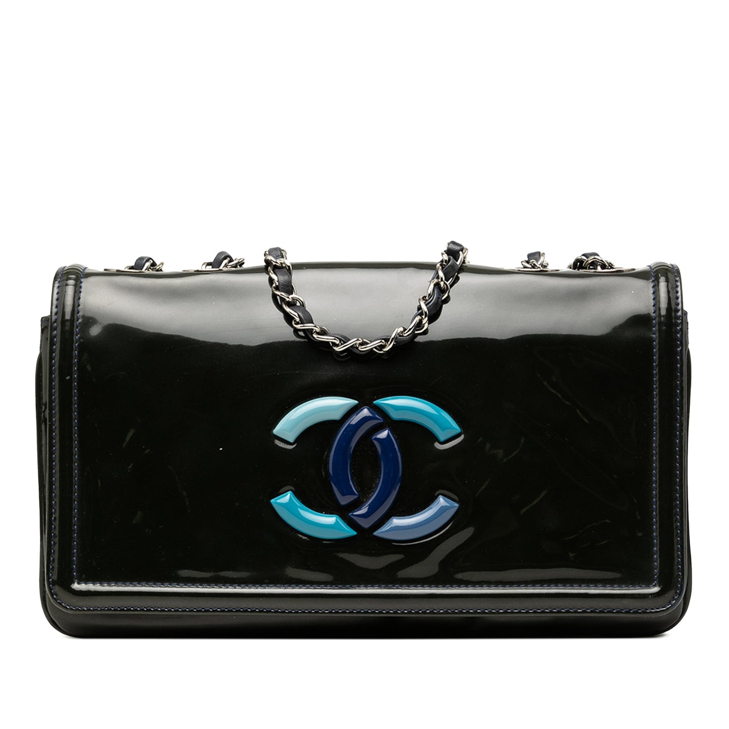 Chanel CC Patent Lipstick Ligne Flap