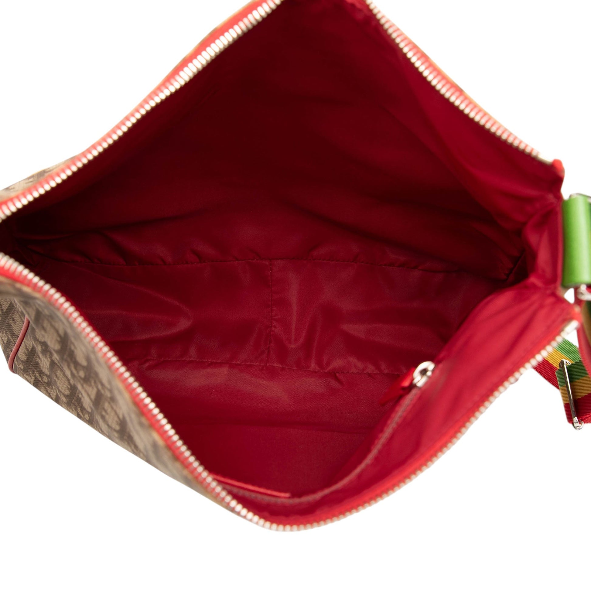 Dior Diorissimo Trotter Coated Canvas Rasta Crossbody