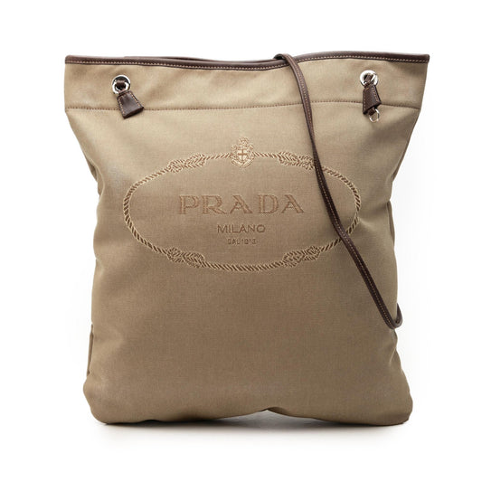 Prada Canvas Canapa Logo Crossbody