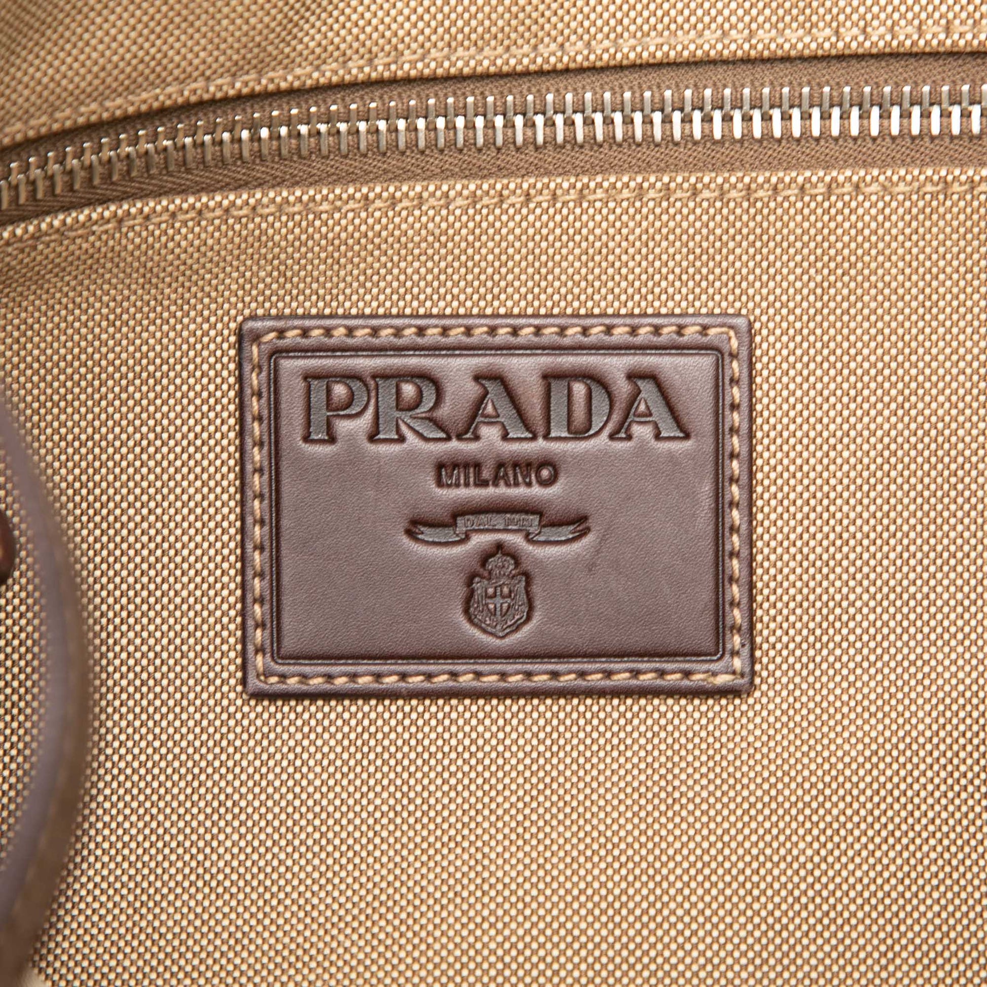 Prada Canvas Canapa Logo Crossbody