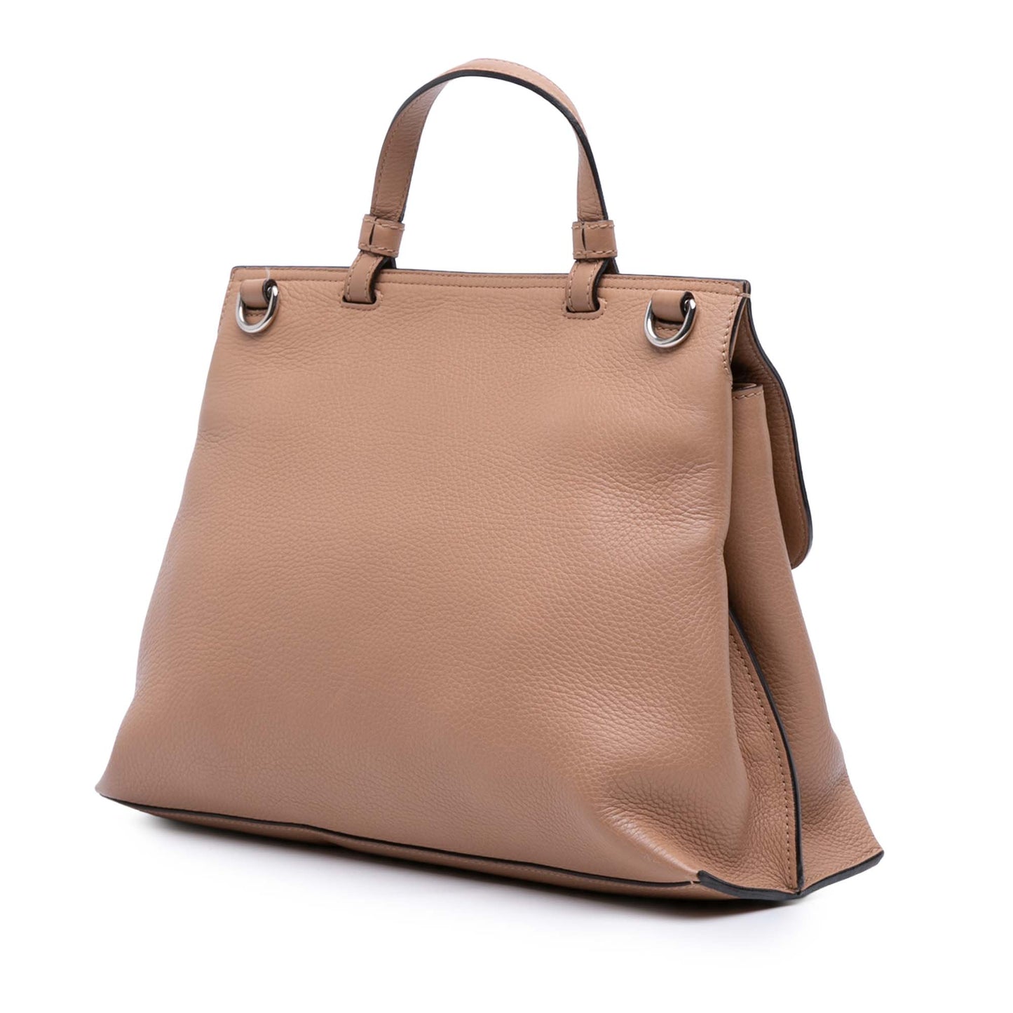 Gucci Medium Leather Bamboo Daily Satchel