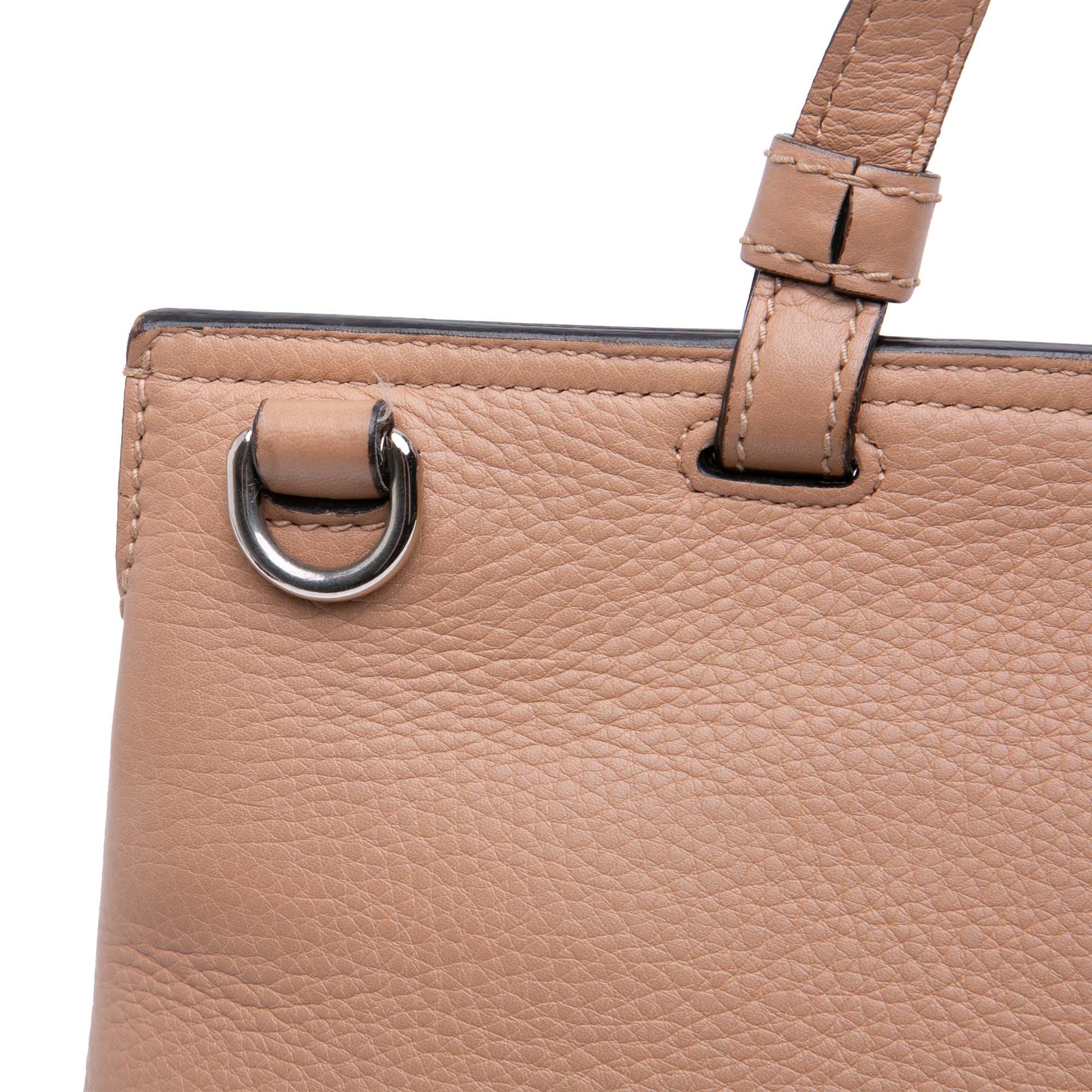 Gucci Medium Leather Bamboo Daily Satchel