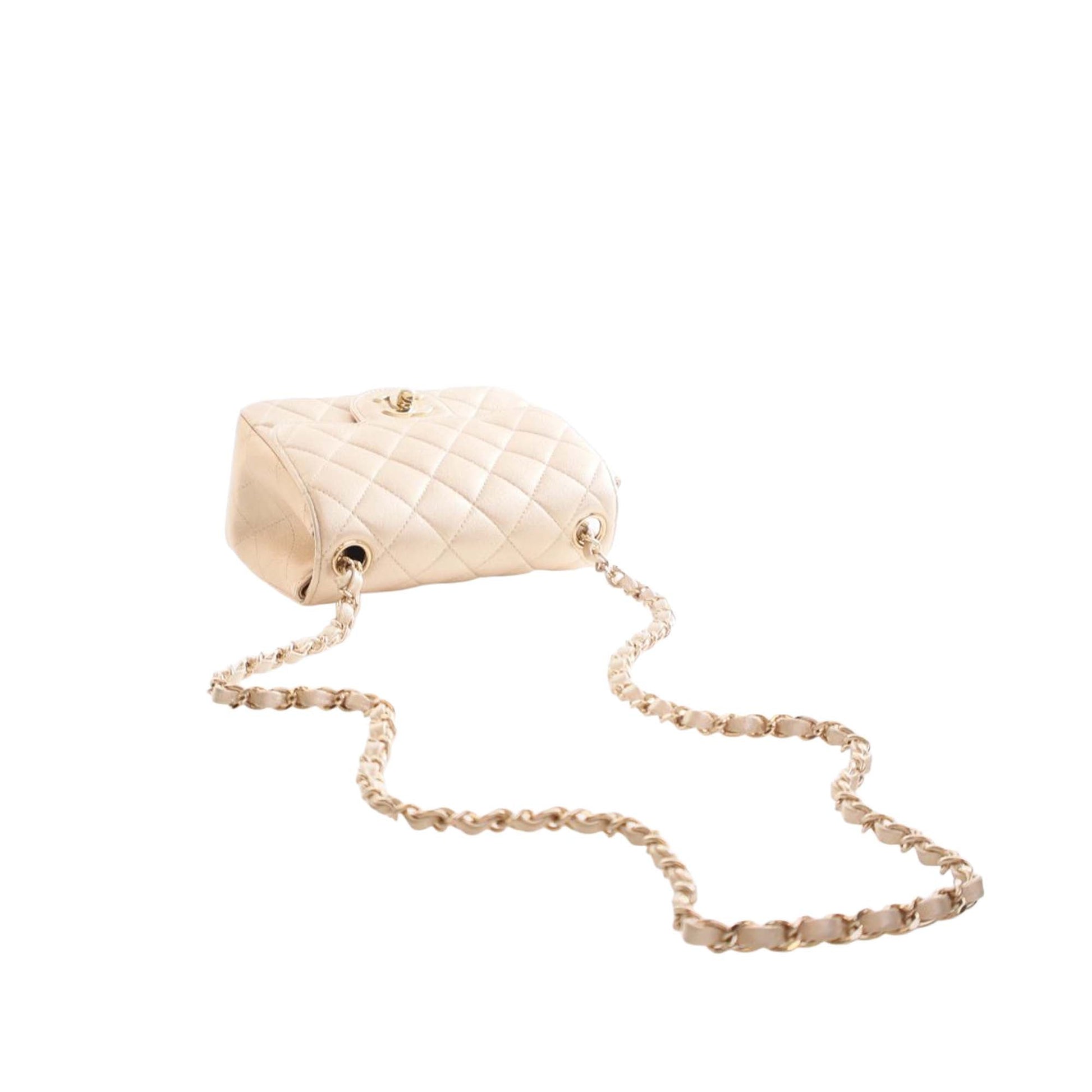 Chanel Mini Square Classic Lambskin Single Flap