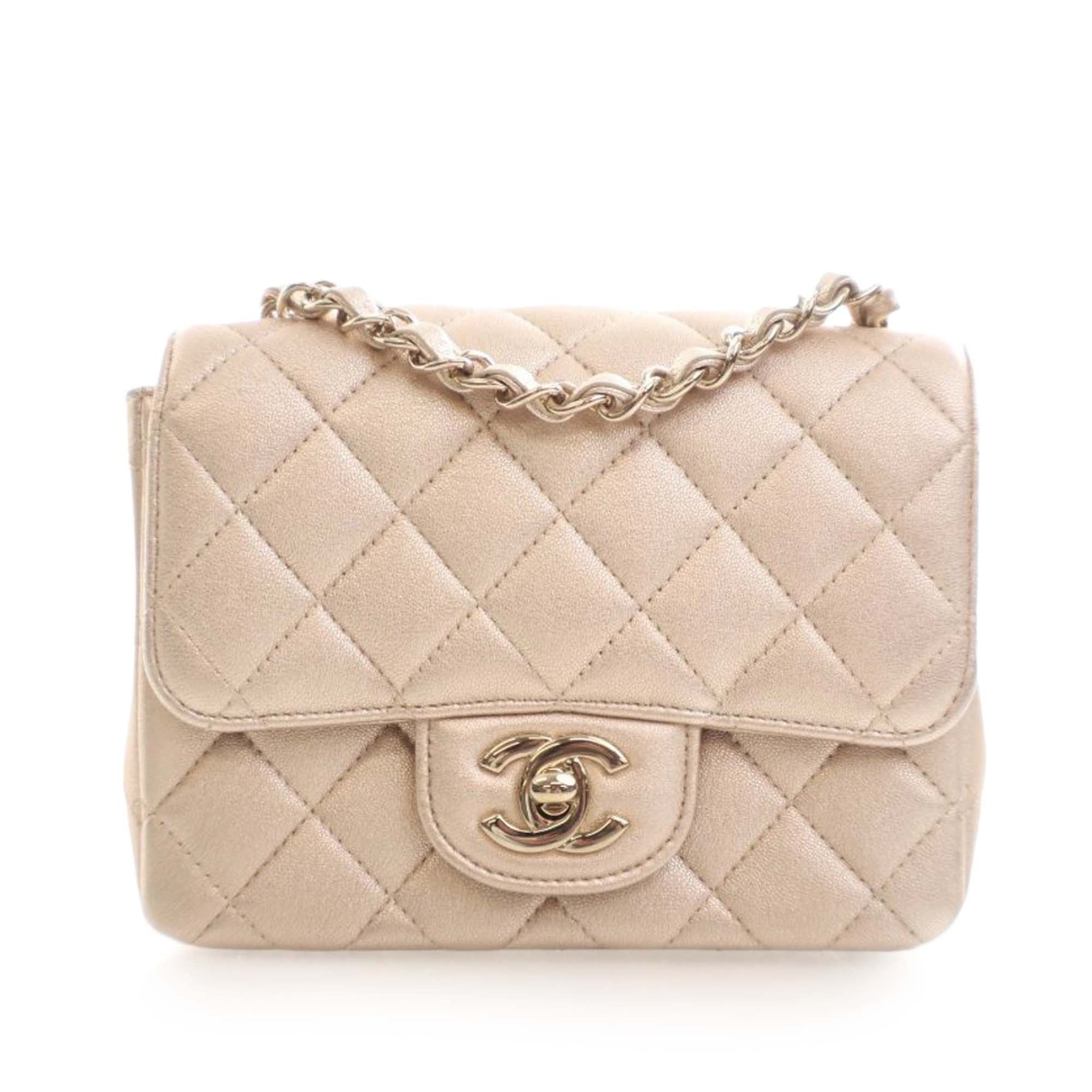 Chanel Mini Square Classic Lambskin Single Flap