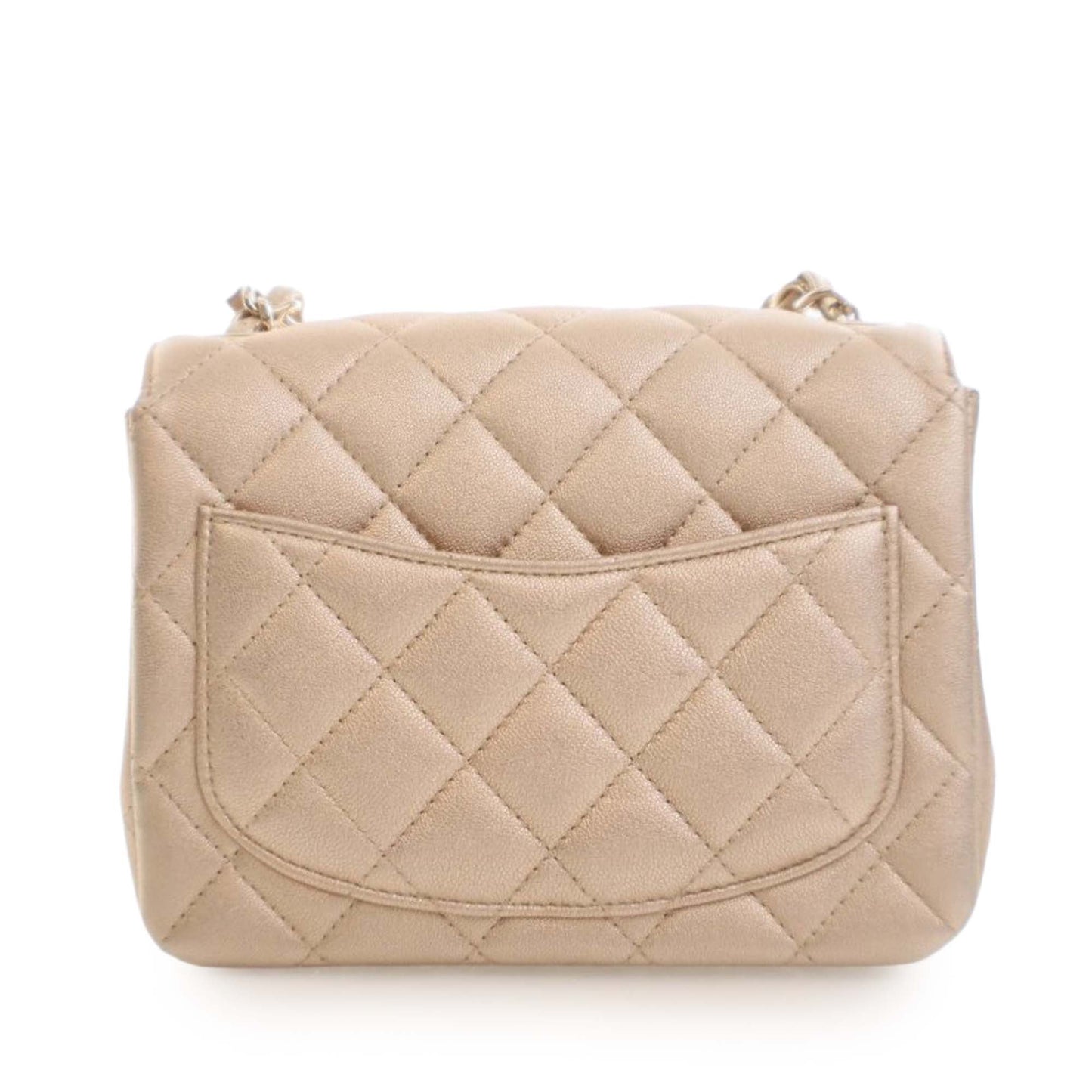 Chanel Mini Square Classic Lambskin Single Flap