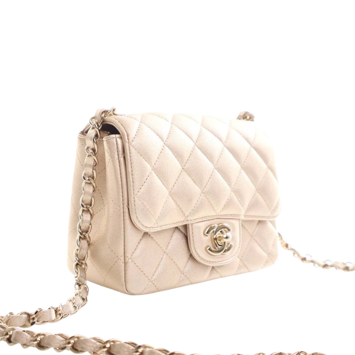 Chanel Mini Square Classic Lambskin Single Flap