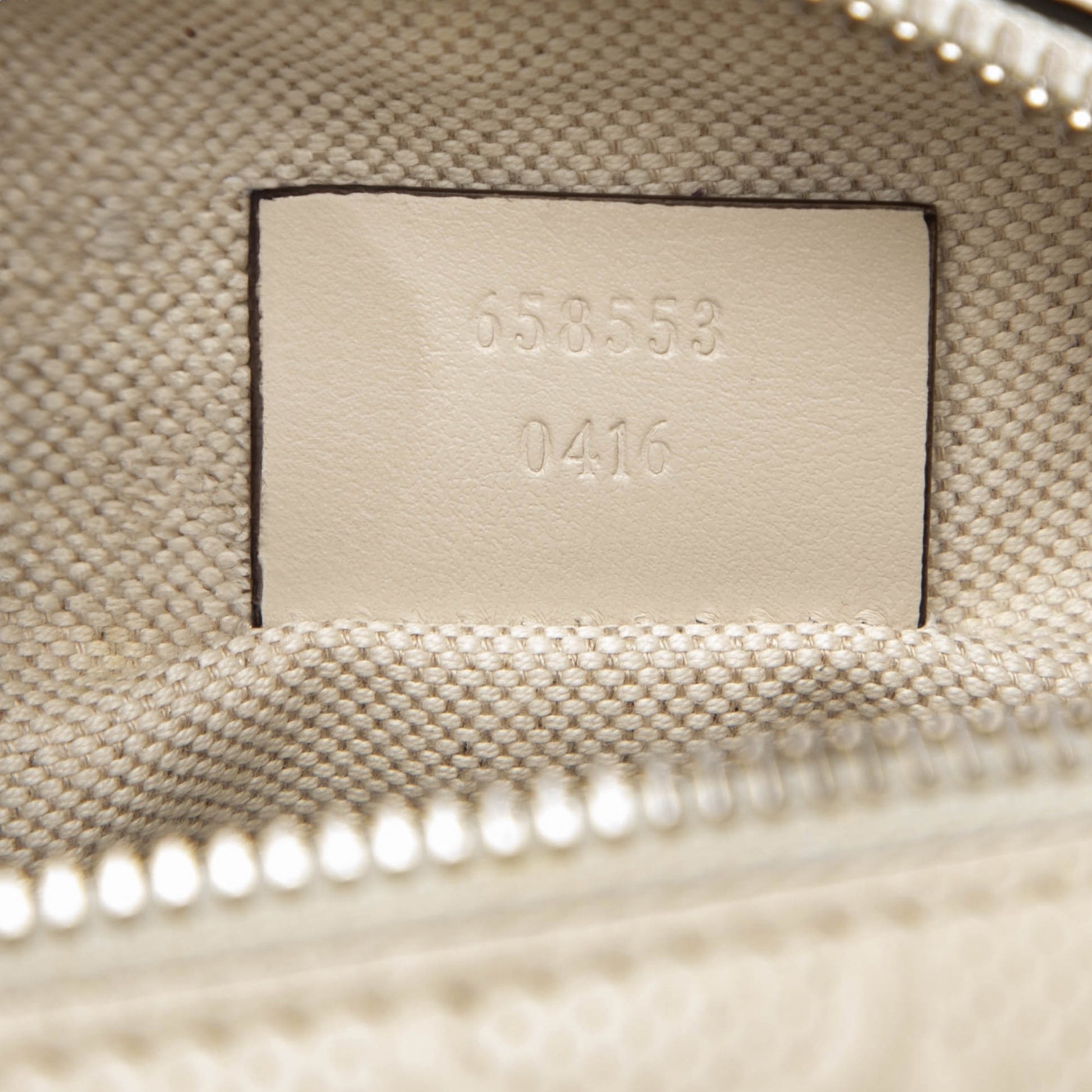Gucci Mini GG Embossed Perforated Calfskin Satchel