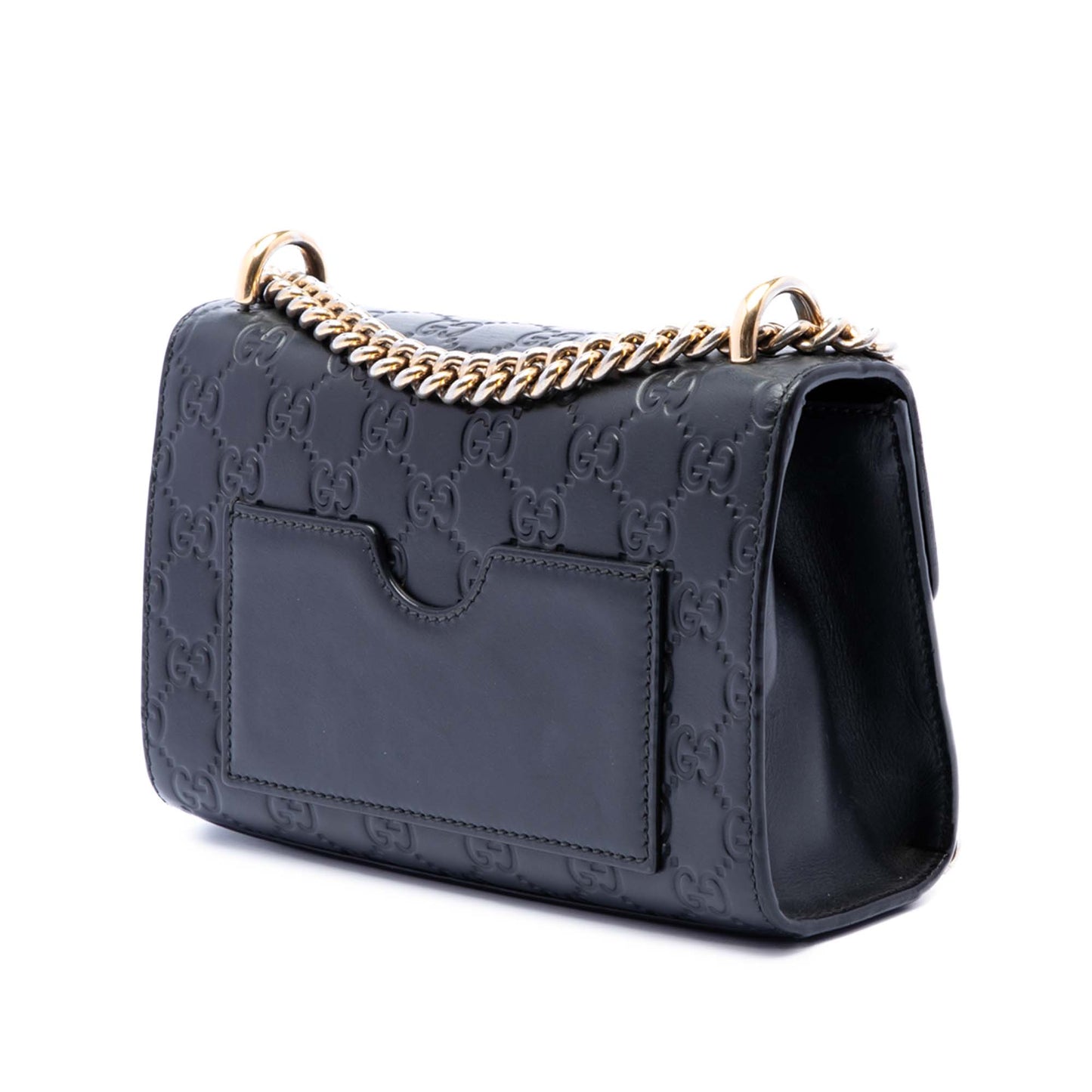 Gucci Small Guccissima Padlock Crossbody