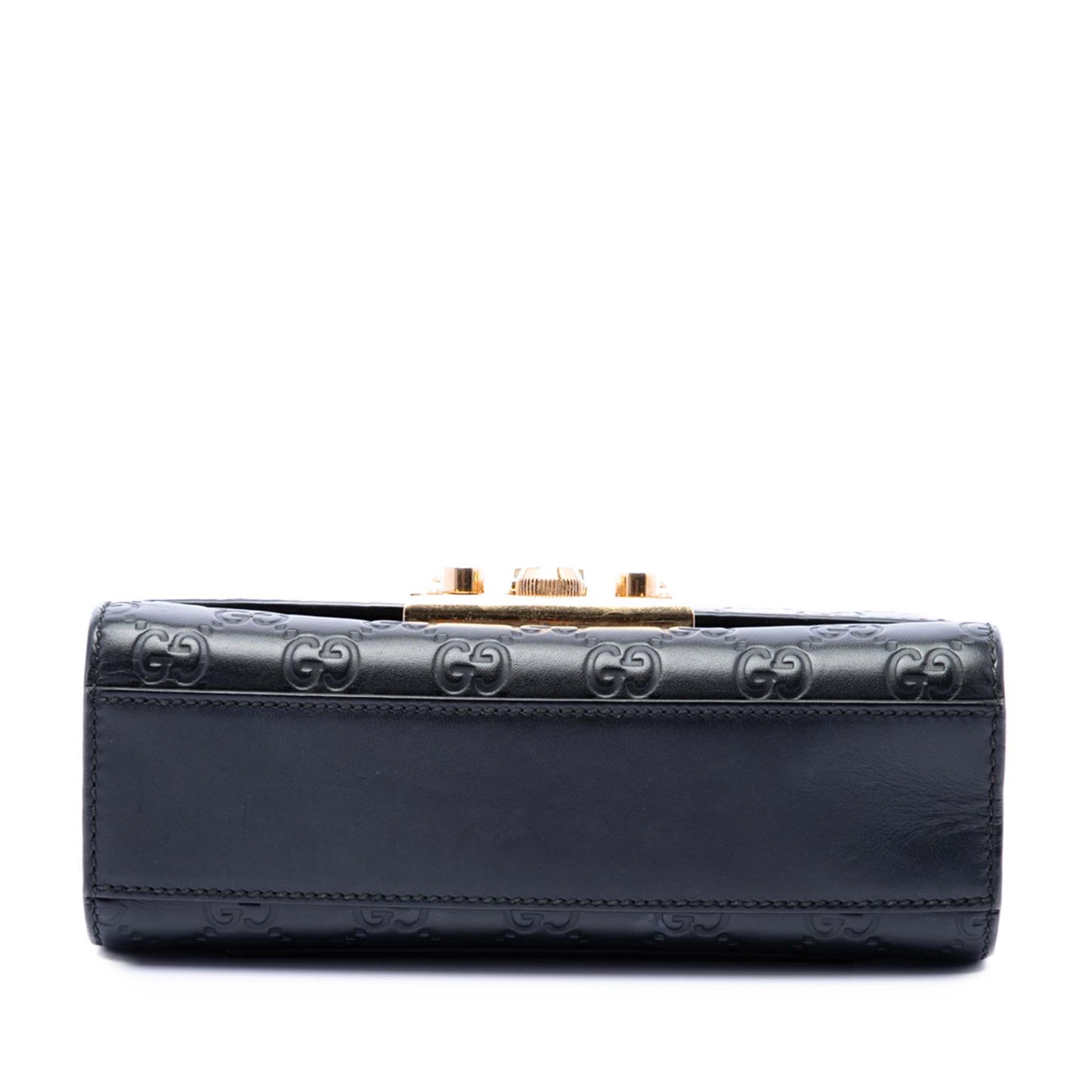 Gucci Small Guccissima Padlock Crossbody
