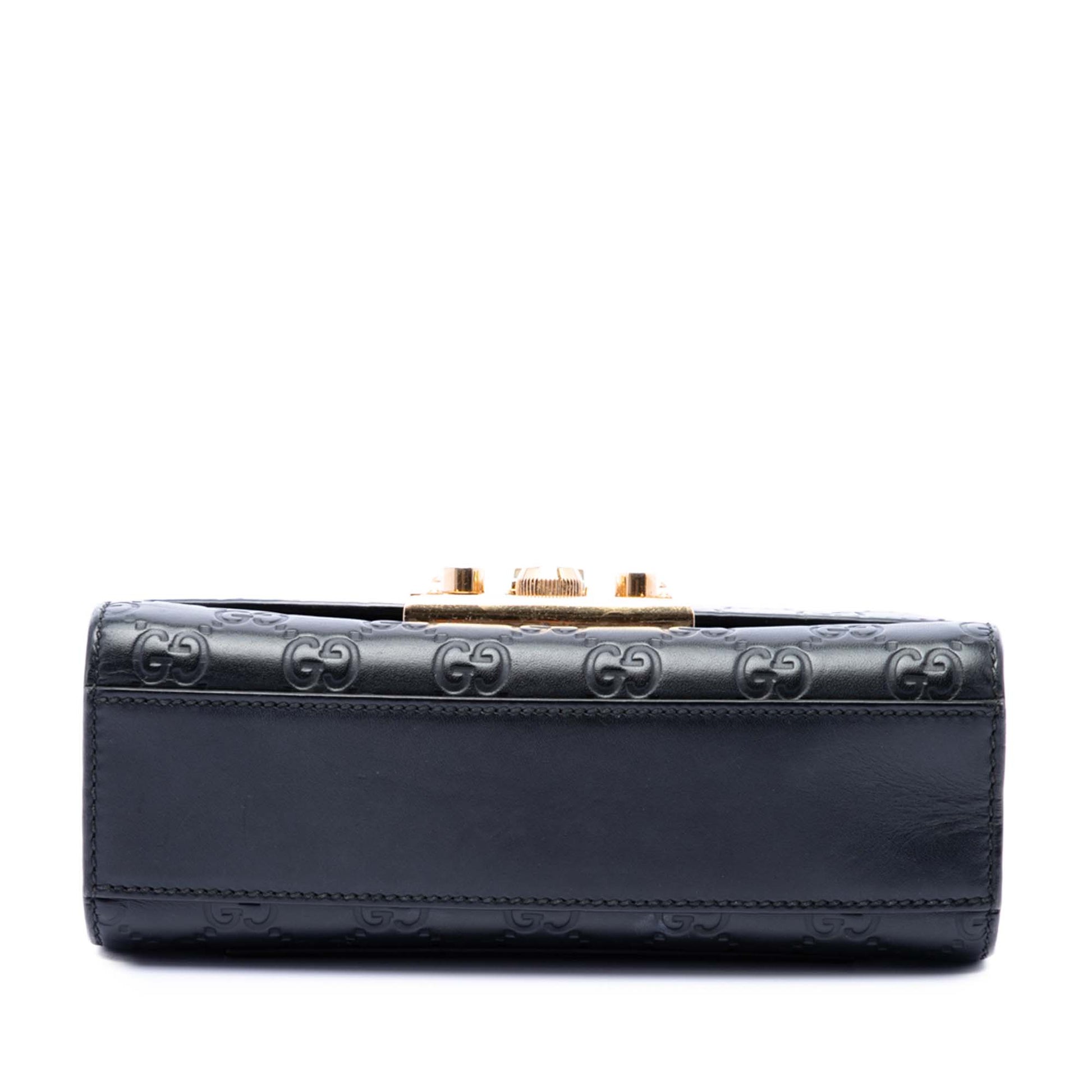 Gucci Small Guccissima Padlock Crossbody
