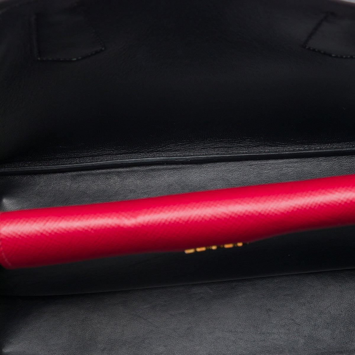 Prada Medium Saffiano Cuir Double Satchel