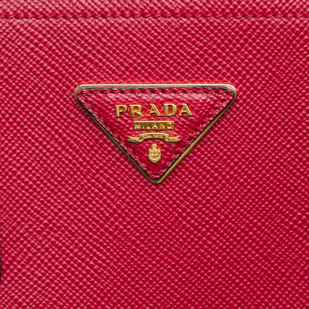 Prada Medium Saffiano Cuir Double Satchel
