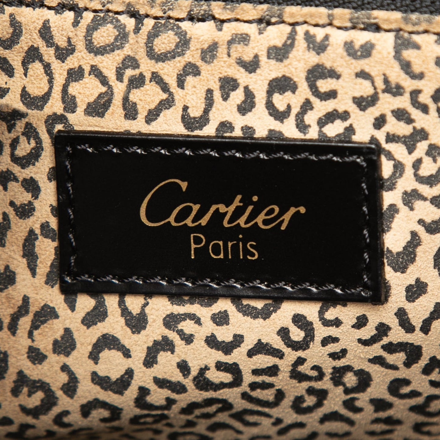 Cartier Leather Panthere Tote