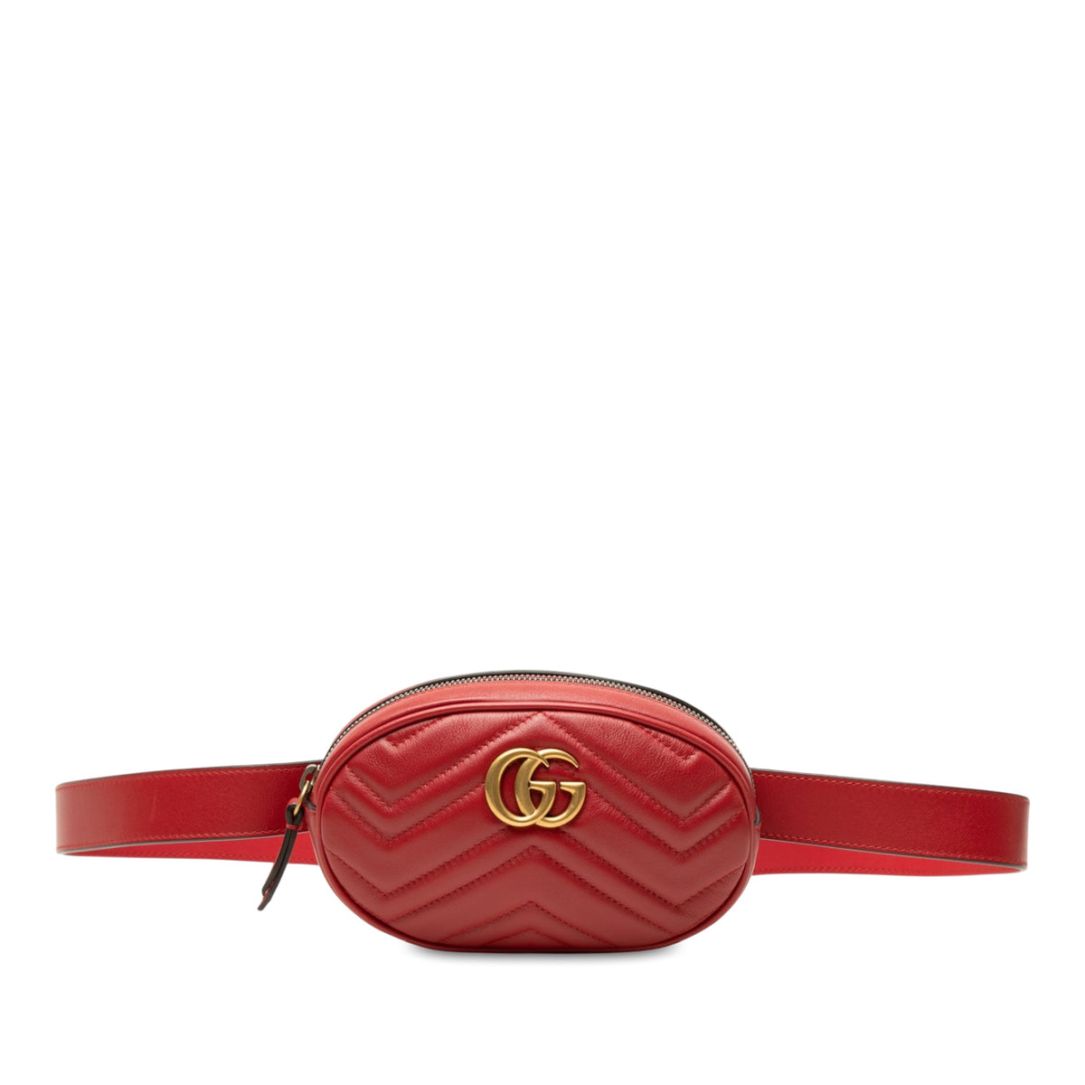 Gucci GG Marmont Matelasse Calfskin Belt Bag