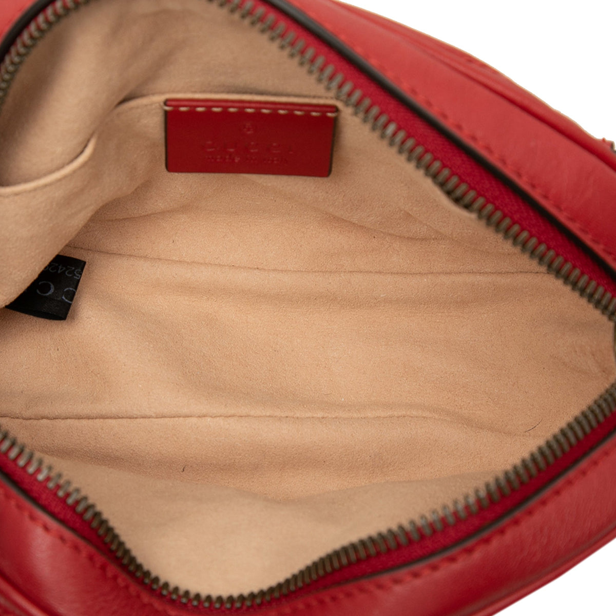 Gucci GG Marmont Matelasse Calfskin Belt Bag