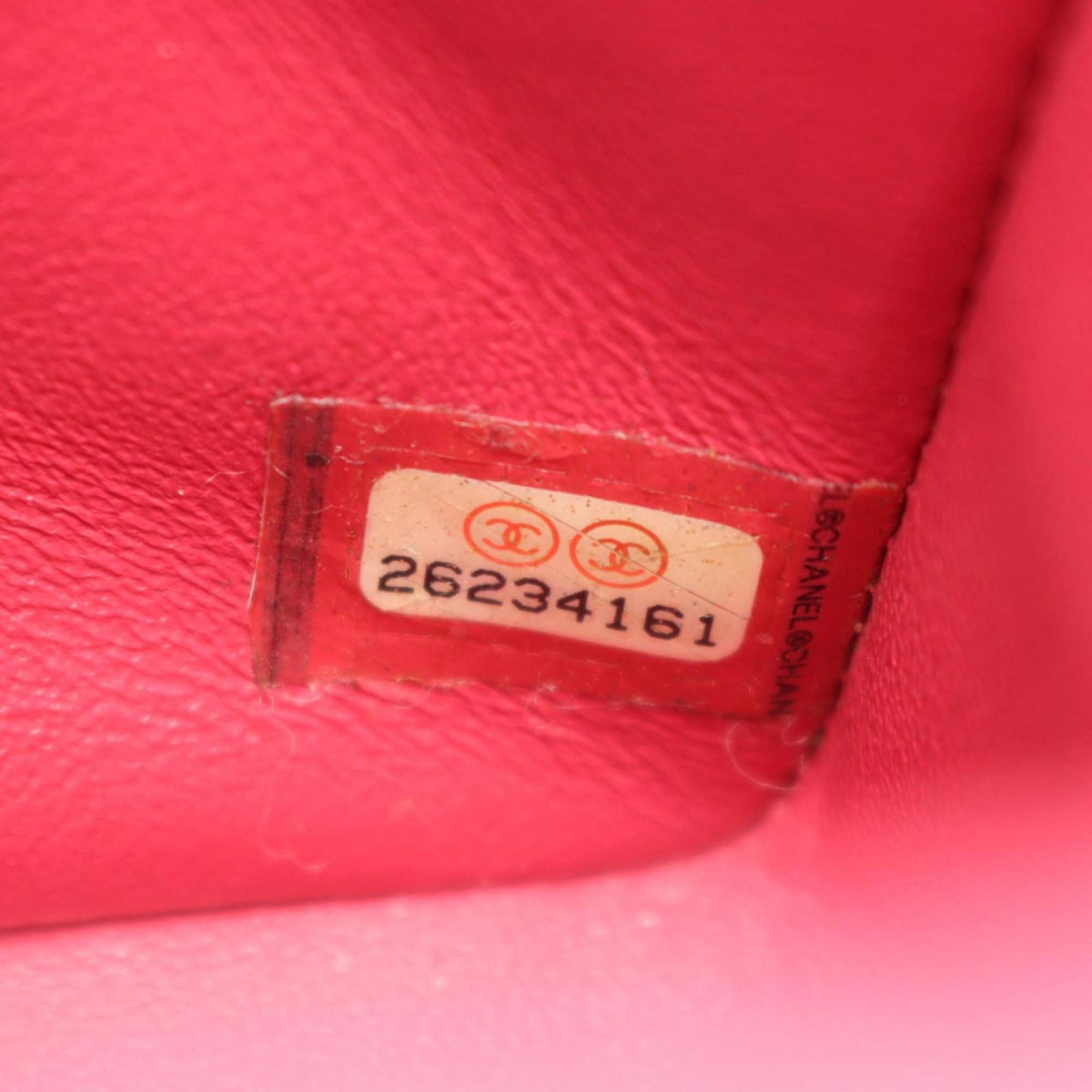 Chanel Mini Rectangular Classic Lambskin Single Flap — Pink