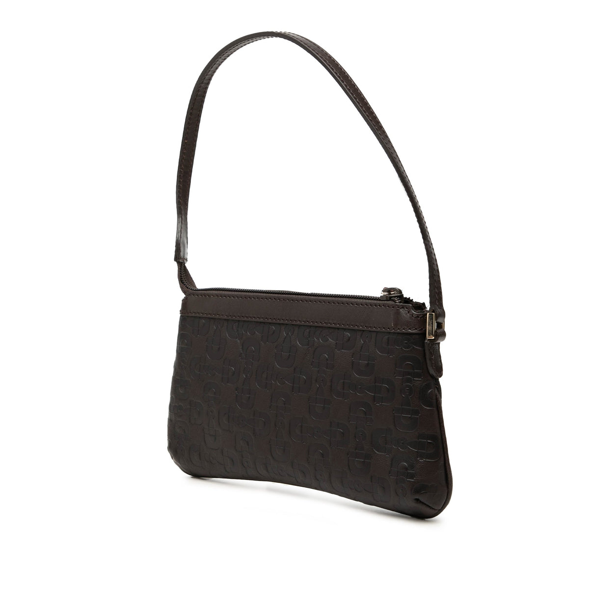 Gucci Horsebit Calfskin Shoulder Bag — Brown