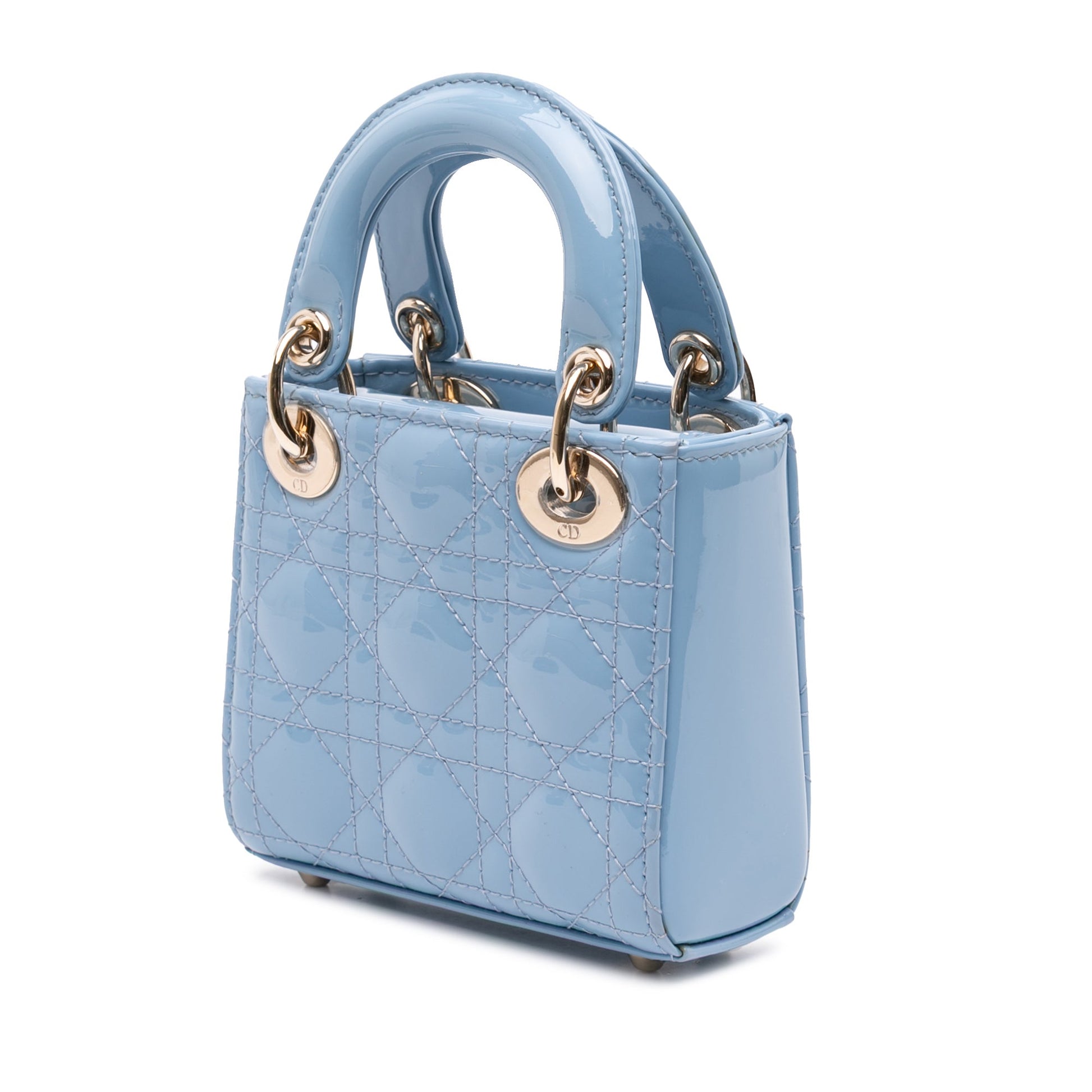 Dior Micro Patent Cannage Lady Dior