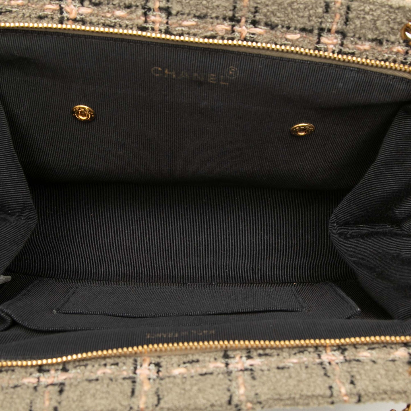 Chanel Multicolor Tweed and Leather Quadrato Box Shoulder Bag