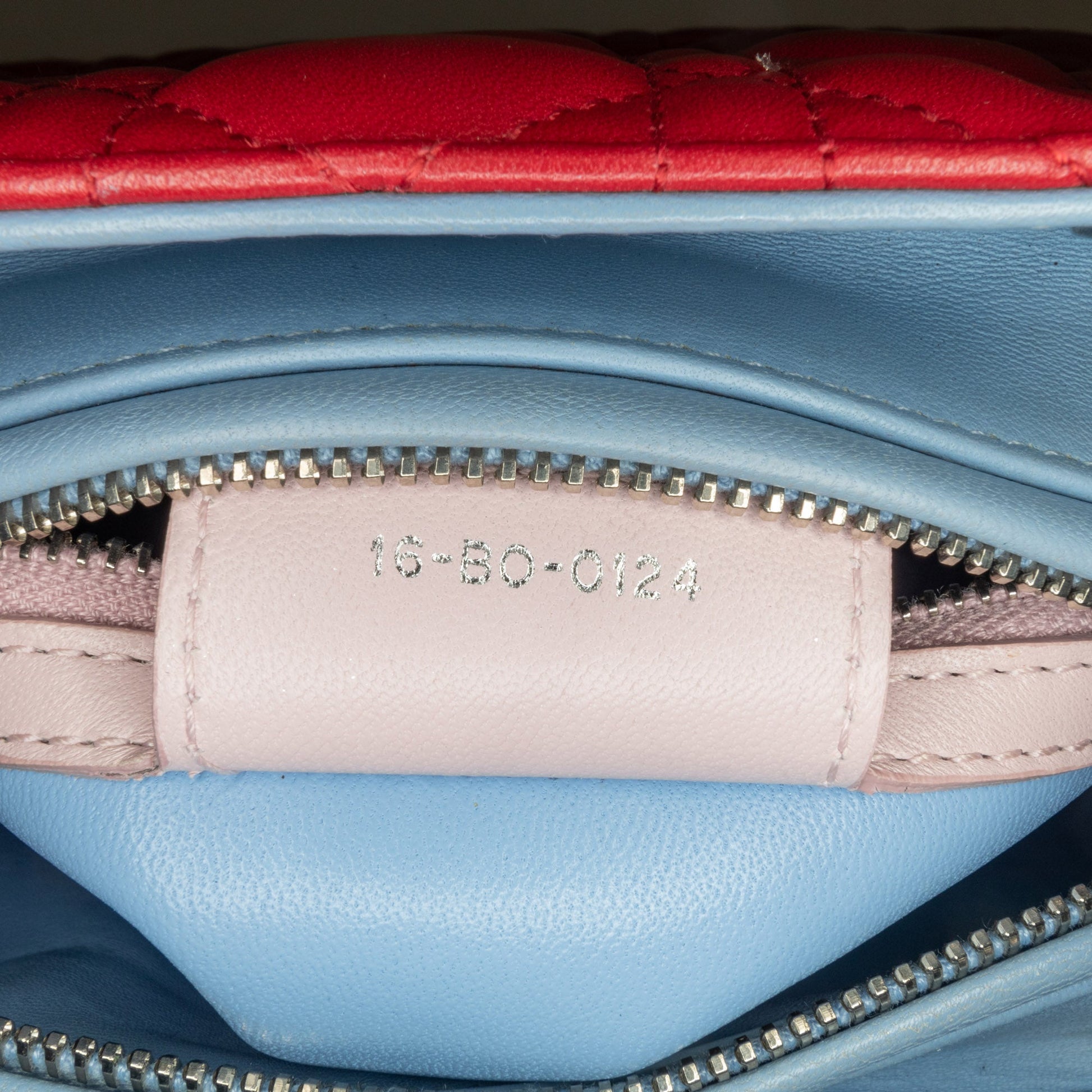 Dior Medium Tricolor Lambskin Cannage Lady Dior