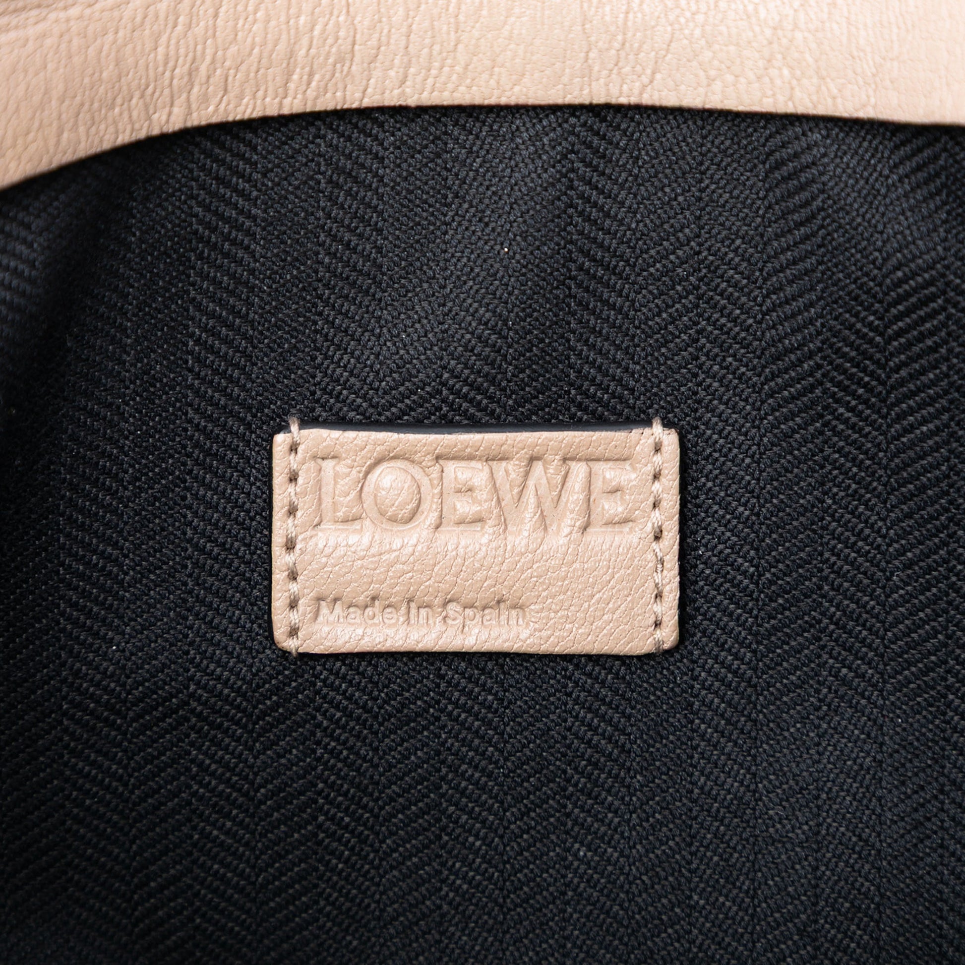 LOEWE Perforated Leather Anagram Clutch