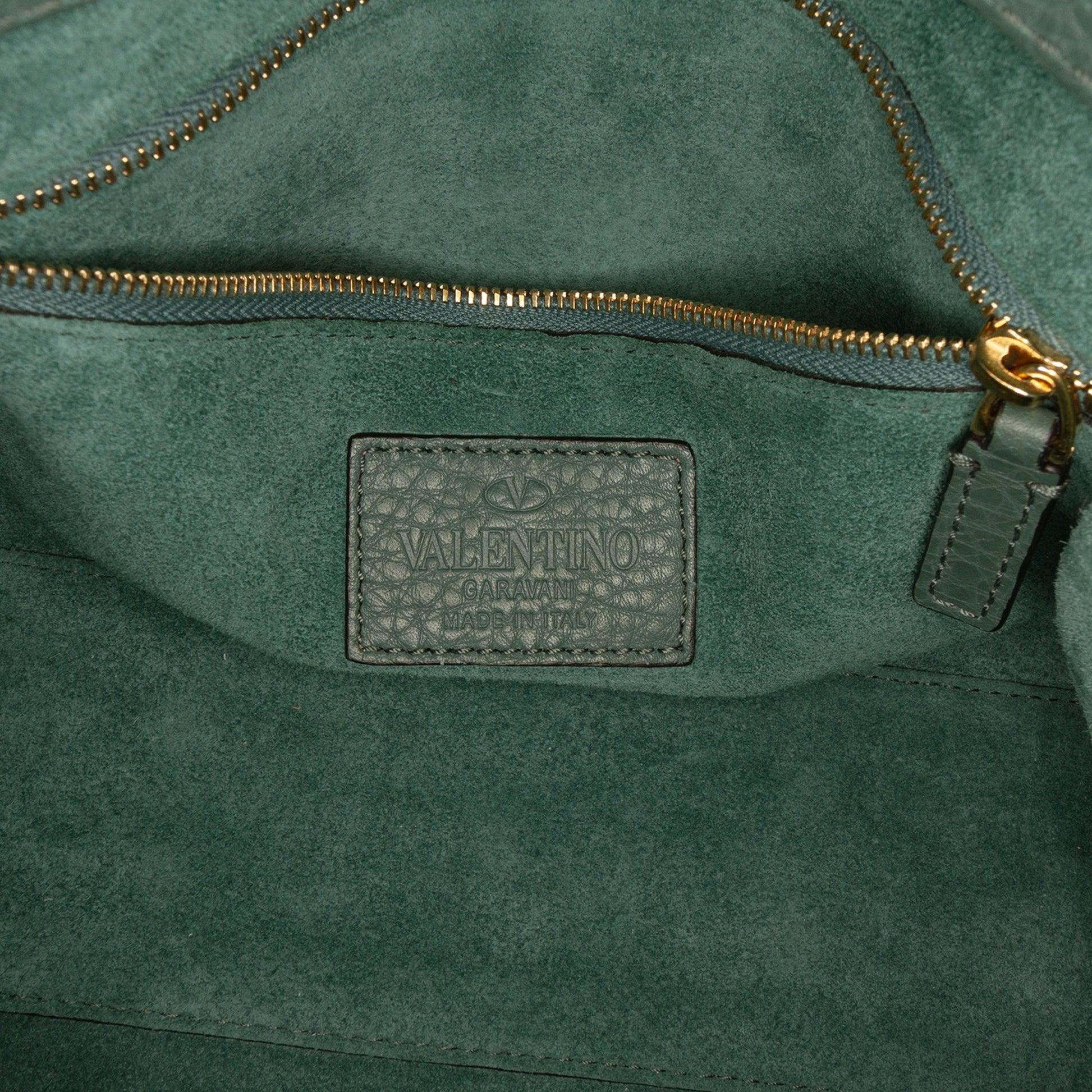Valentino Small Leather My Rockstud Frame Satchel