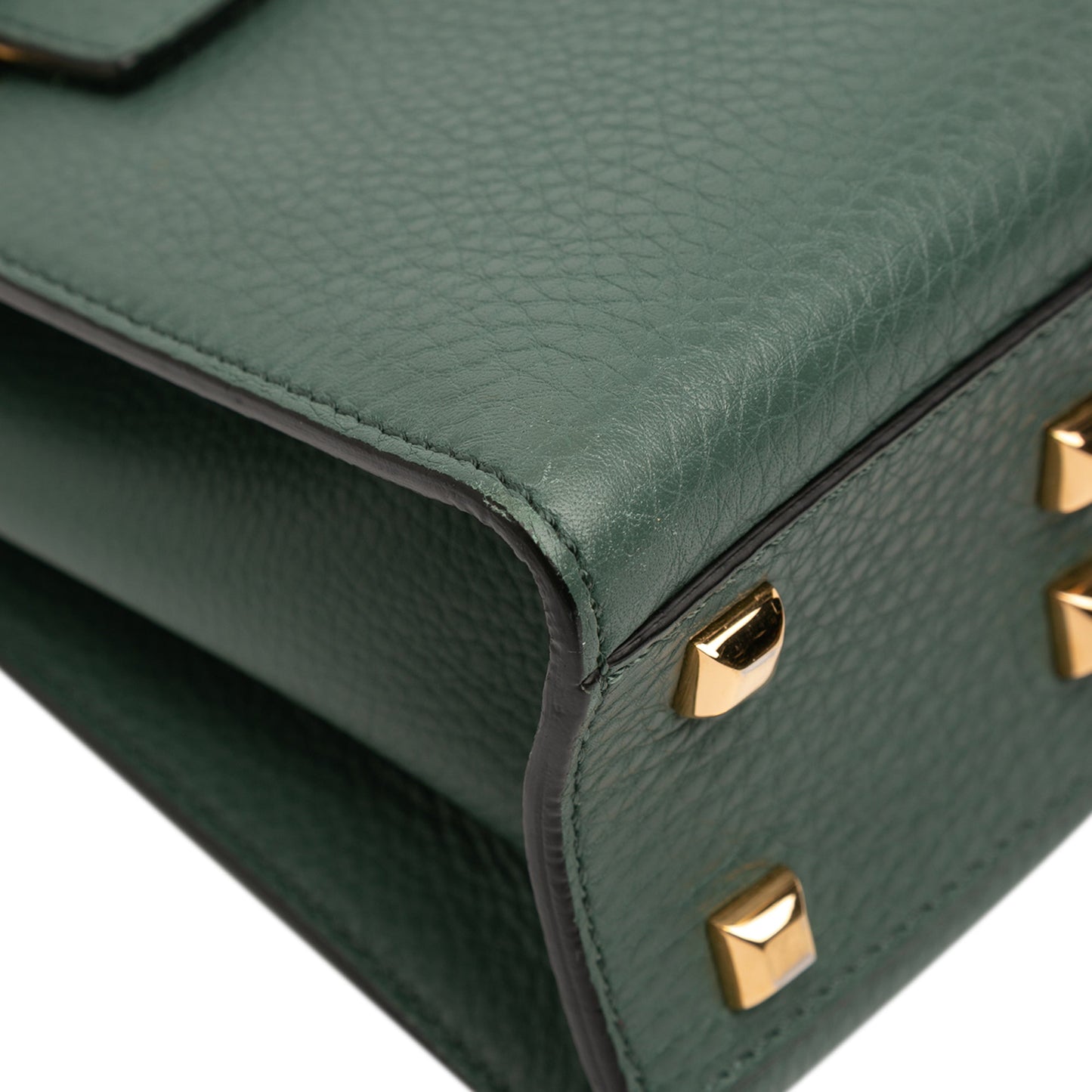 Valentino Small Leather My Rockstud Frame Satchel