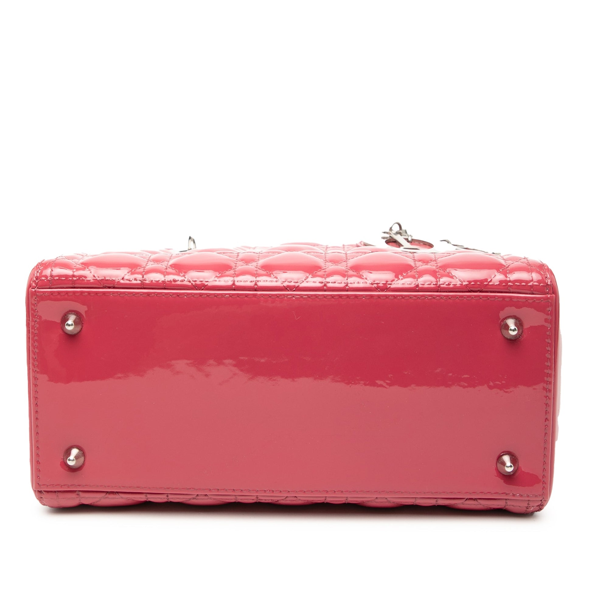 Dior Medium Patent Cannage Lady Dior